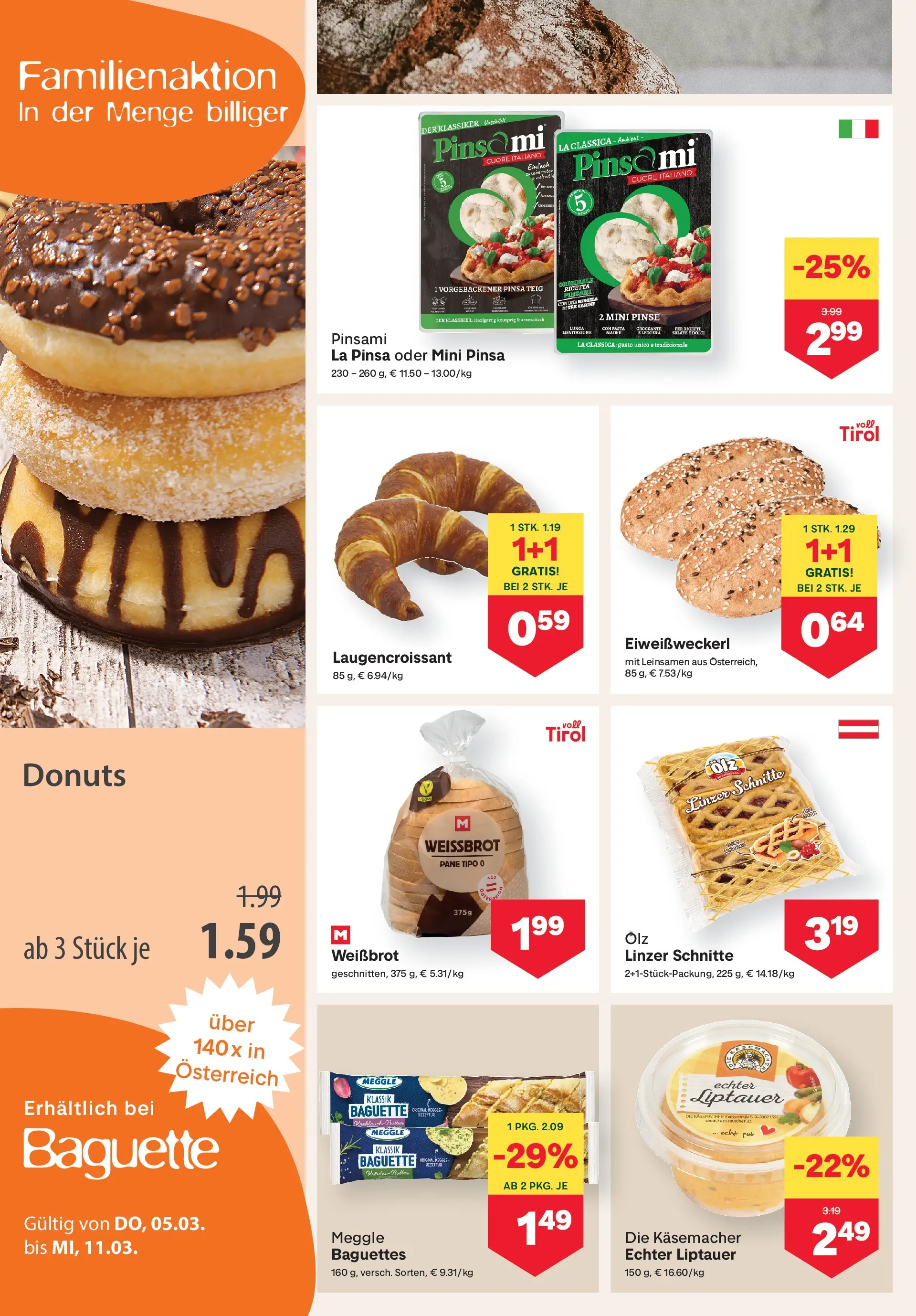 MPREIS St.Gallenkirch von 04.03.2026 - Aktuelle Angebote | Seite: 4 | Produkte: Jääkaappipakastin