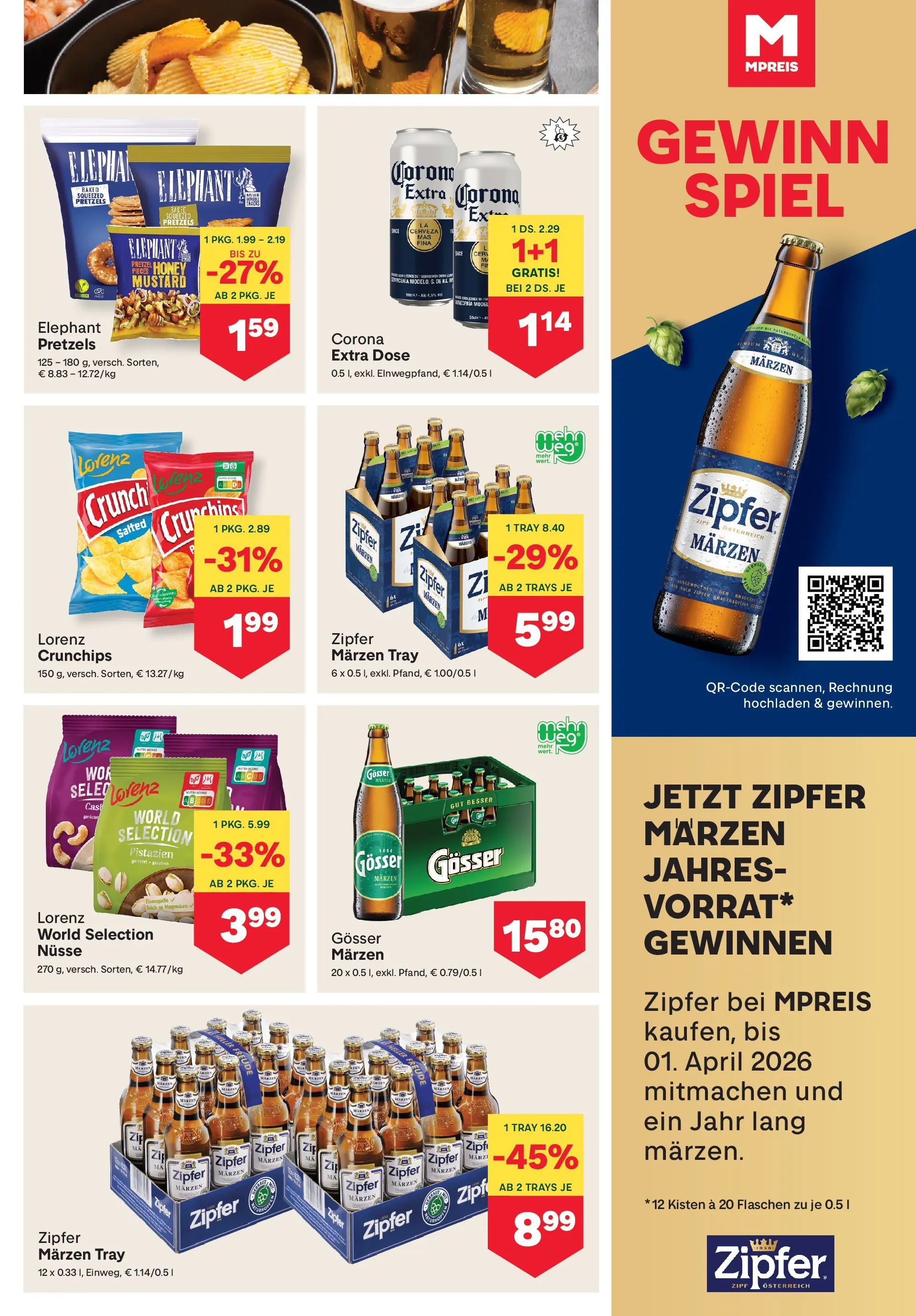 MPREIS St.Gallenkirch von 04.03.2026 - Aktuelle Angebote | Seite: 9 | Produkte: Nüsse, Spiel