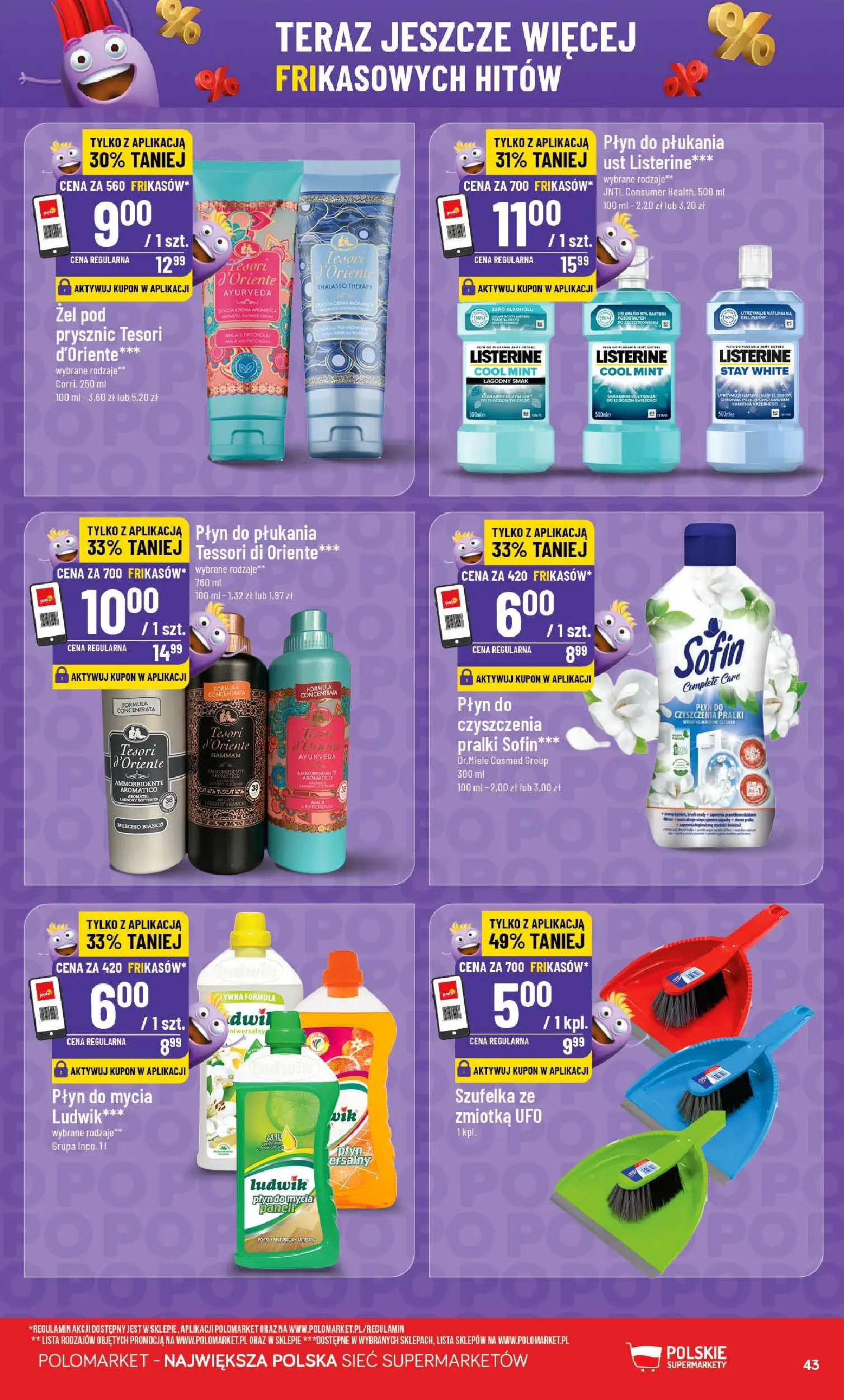 Nowa POLOmarket gazetka od jutra 25.02.2026 (PDF) | Strona: 43 | Produkty: Tesori d'oriente, Prysznic