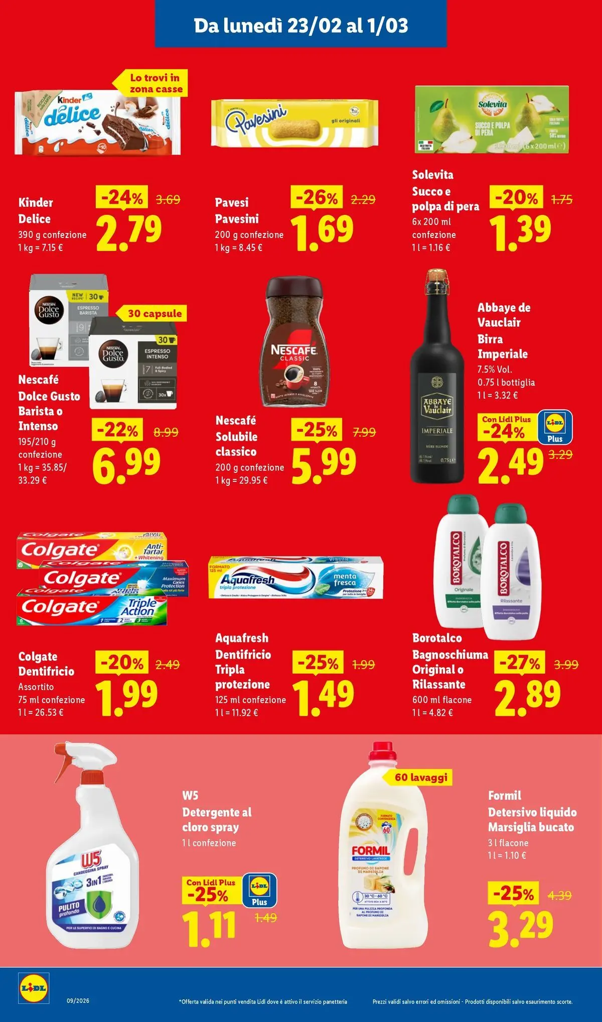 Nuovo Offerte - Super Offerte dal 22/02/2026 > offerte anteprima 🛍️ | Pagina: 8 | Prodotti: Dentifricio, Detergente, Pera, Bottiglia