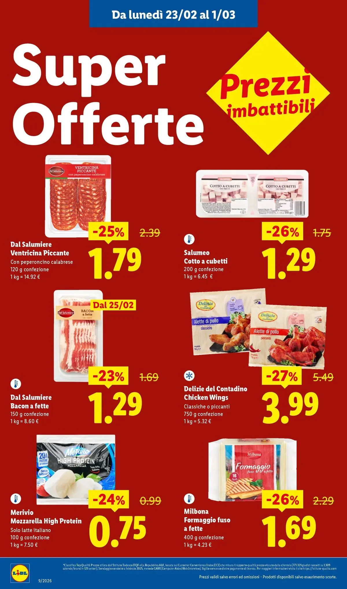 Nuovo Offerte - Super Offerte dal 22/02/2026 > offerte anteprima 🛍️ | Pagina: 9 | Prodotti: Pollo, Mozzarella, Peperoncino, Computer