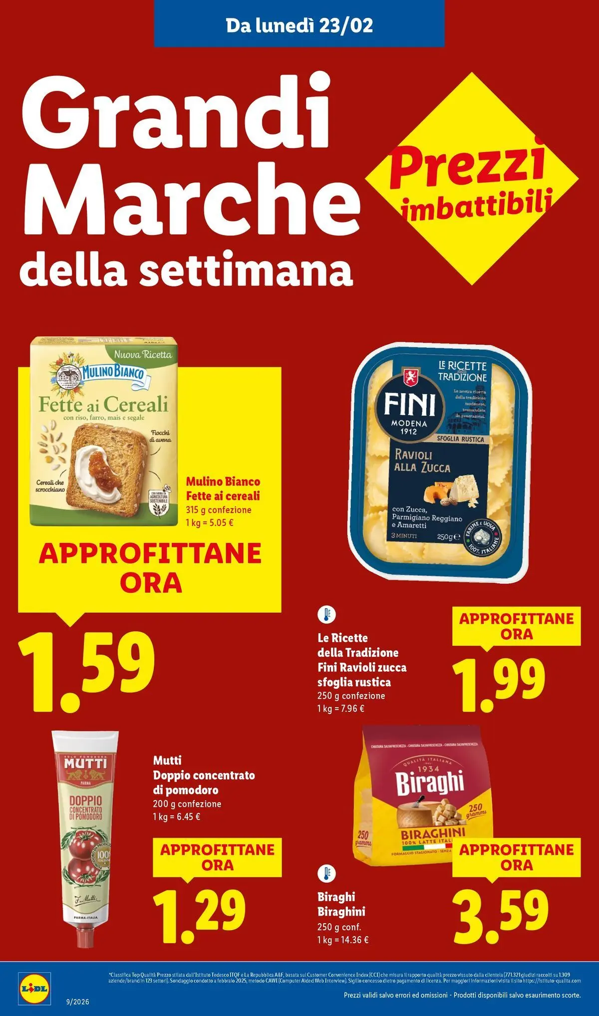 Nuovo Offerte - Super Offerte dal 22/02/2026 > offerte anteprima 🛍️ | Pagina: 14 | Prodotti: Cereali, Fiocchi, Ravioli, Mais