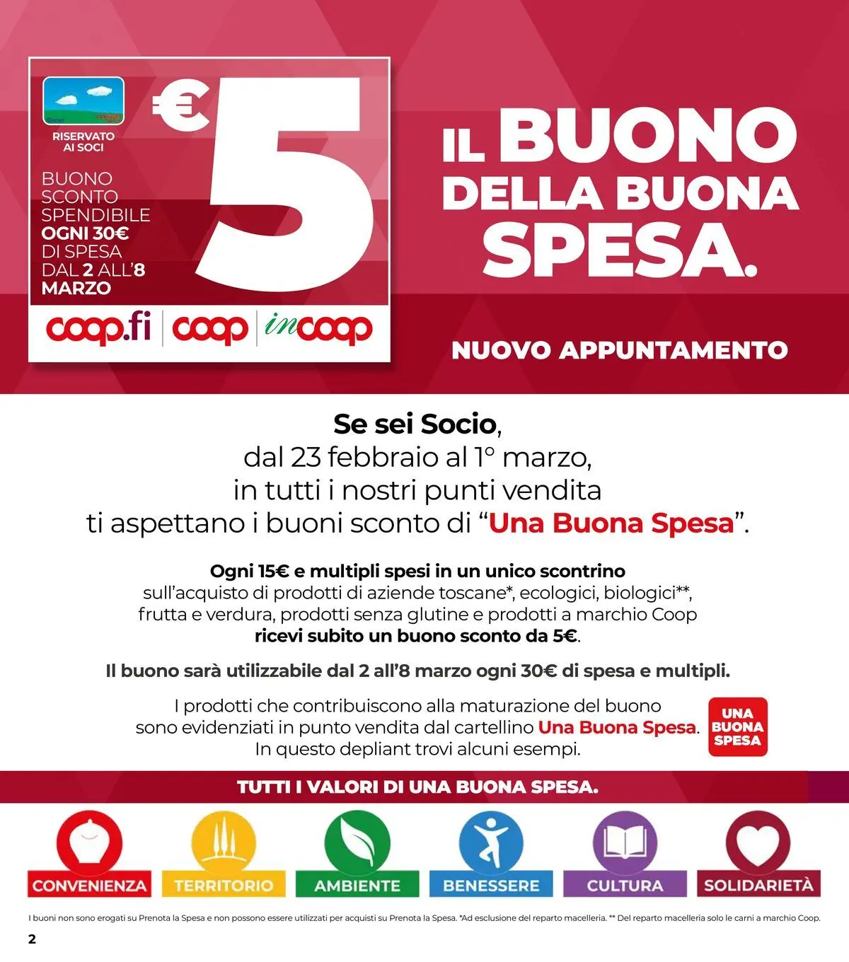 Volantino COOP Anteprima dal ﻿26/02/2026 > NUOVO Promozioni | Pagina: 2 | Prodotti: Frutta