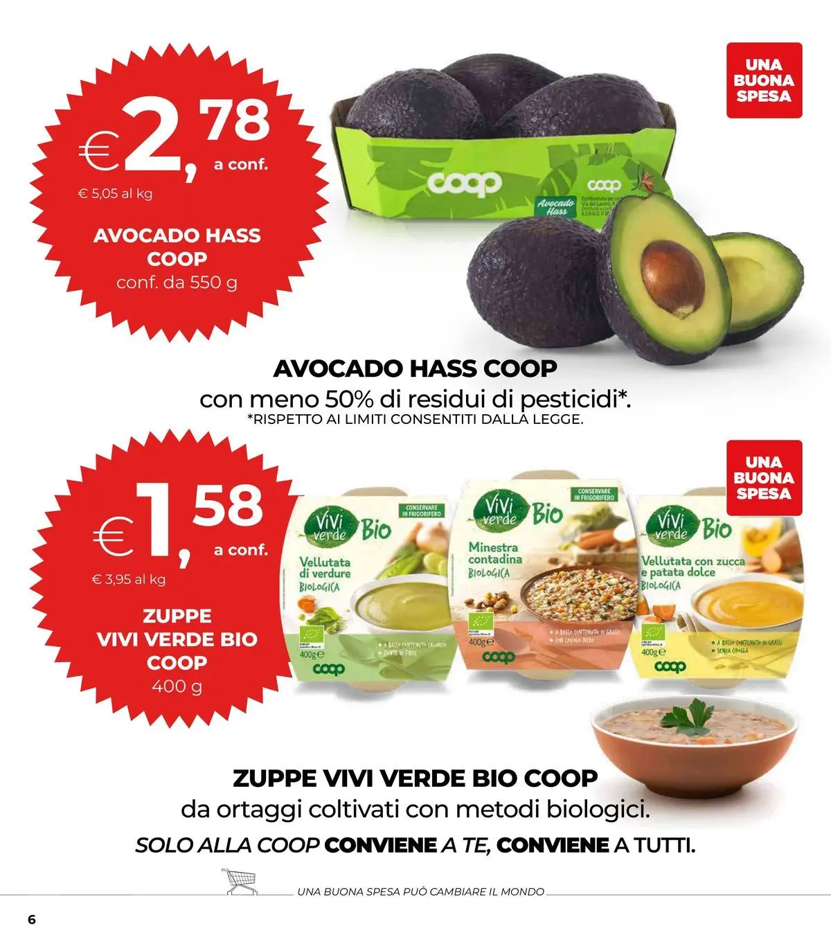 Volantino COOP Anteprima dal ﻿26/02/2026 > NUOVO Promozioni | Pagina: 6 | Prodotti: Avocado, Verdure, Ortaggi, Frigorifero