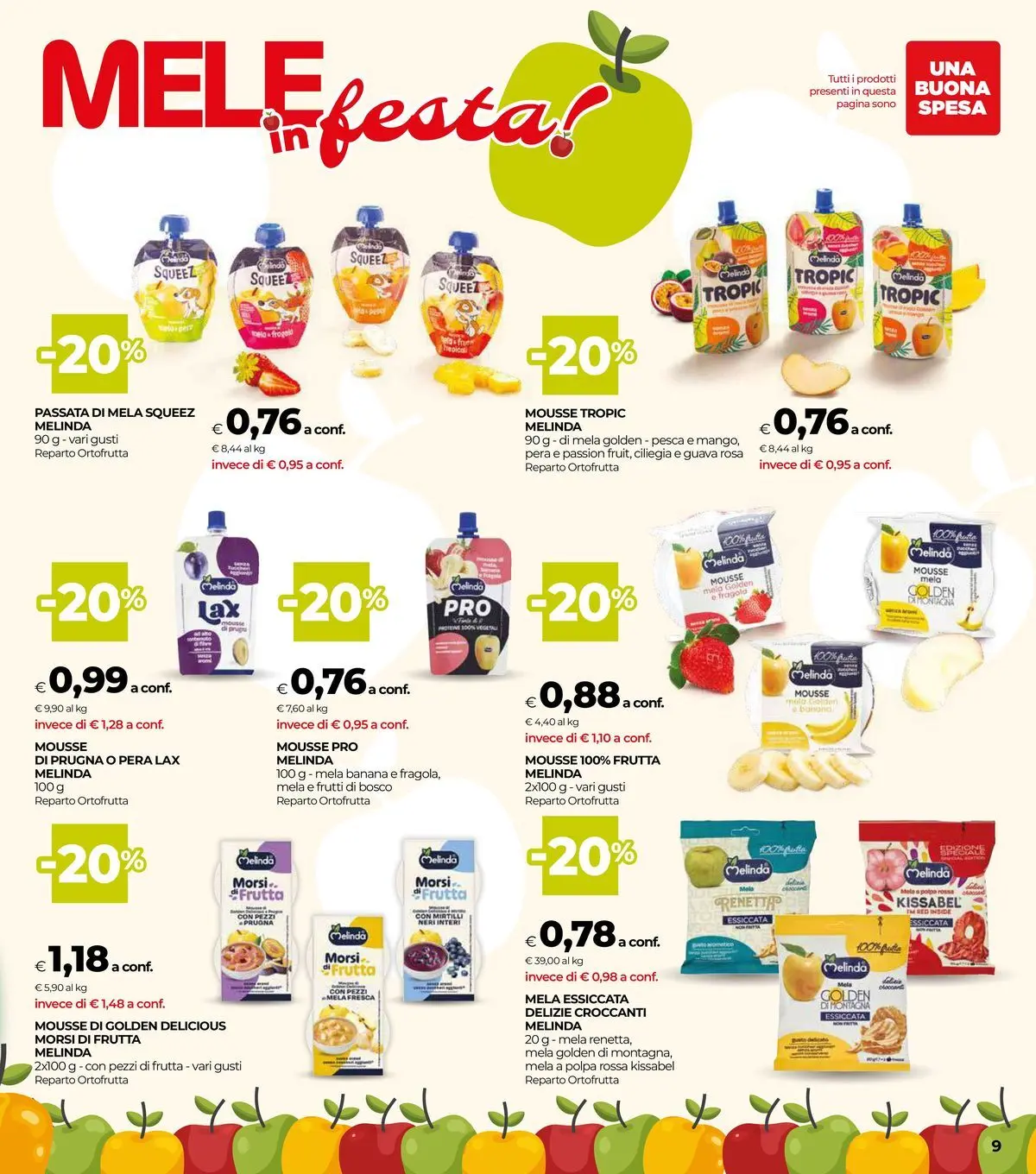 Volantino COOP Anteprima dal ﻿26/02/2026 > NUOVO Promozioni | Pagina: 9 | Prodotti: Frutta, Pesca, Pera, Mirtilli