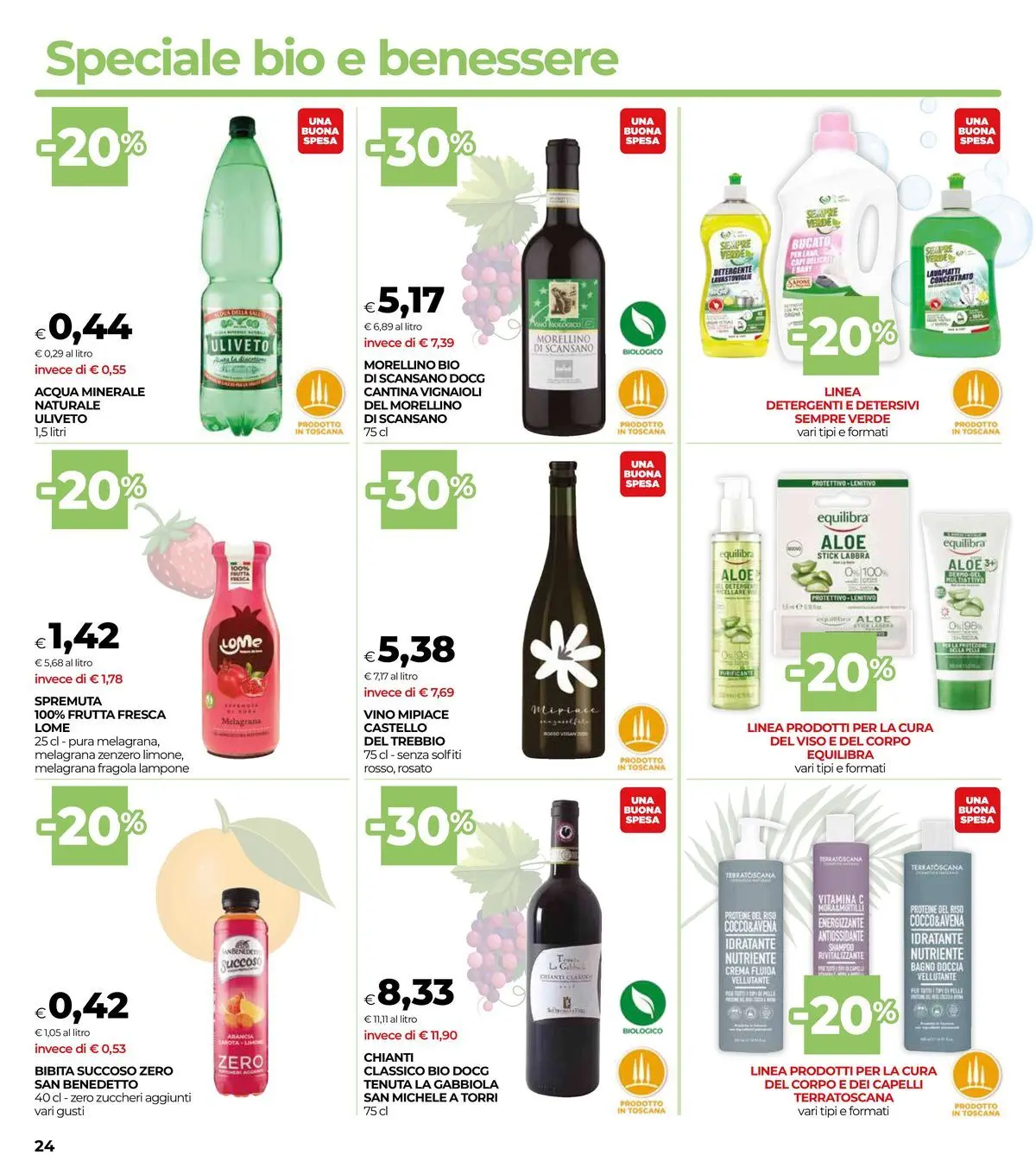Volantino COOP Anteprima dal ﻿26/02/2026 > NUOVO Promozioni | Pagina: 24 | Prodotti: Crema, Vino, Lampone, Bagno