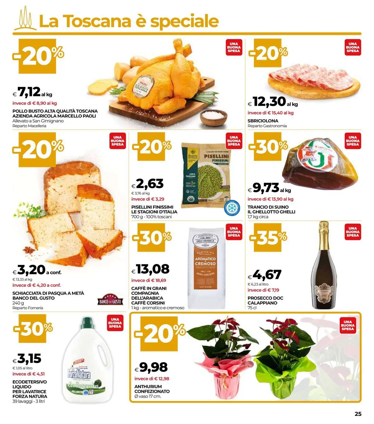 Volantino COOP Anteprima dal ﻿26/02/2026 > NUOVO Promozioni | Pagina: 25 | Prodotti: Pollo, Prosecco, Suino, Lavatrice