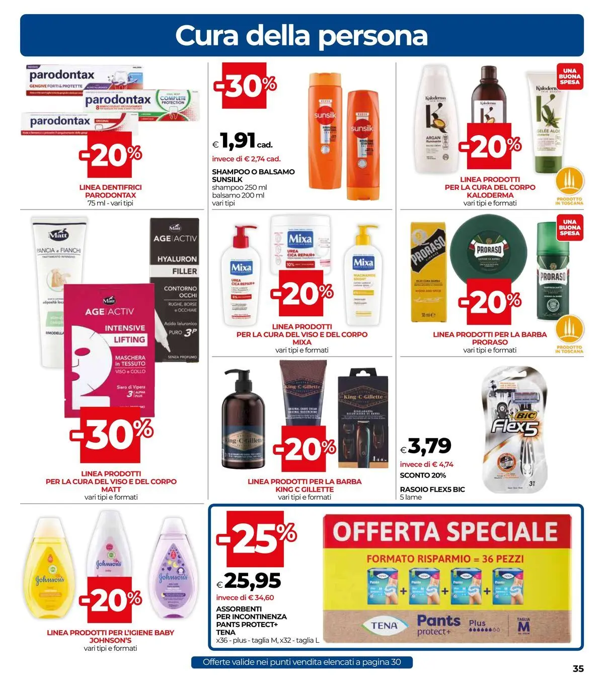 Volantino COOP Anteprima dal ﻿26/02/2026 > NUOVO Promozioni | Pagina: 35 | Prodotti: Balsamo, Maschera, Rasoio, Profumo