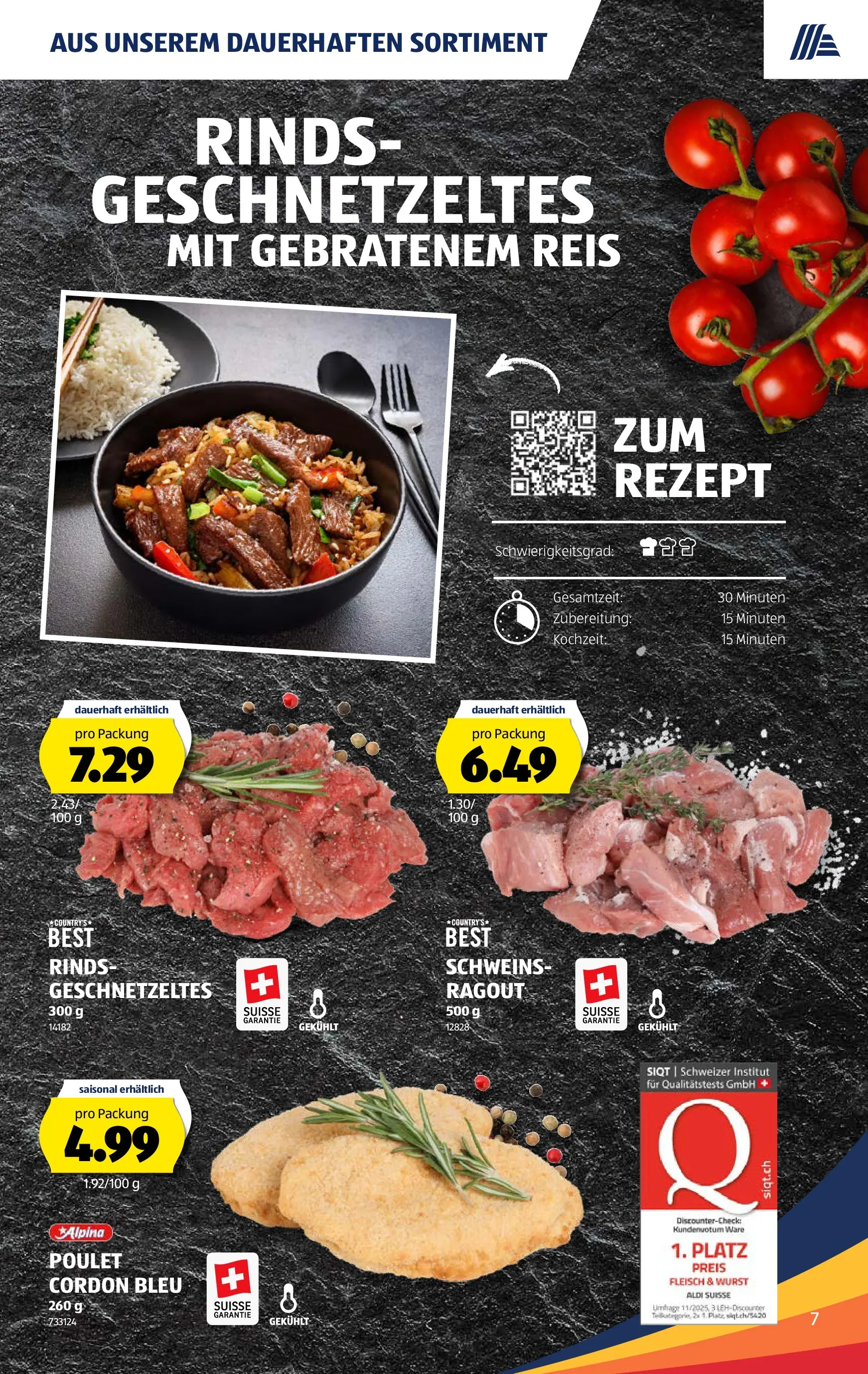 Aldi Aktionen (26.02.2026 - 04.03.2026) - Prospekt | Seite: 7 | Produkte: Reis, Wurst