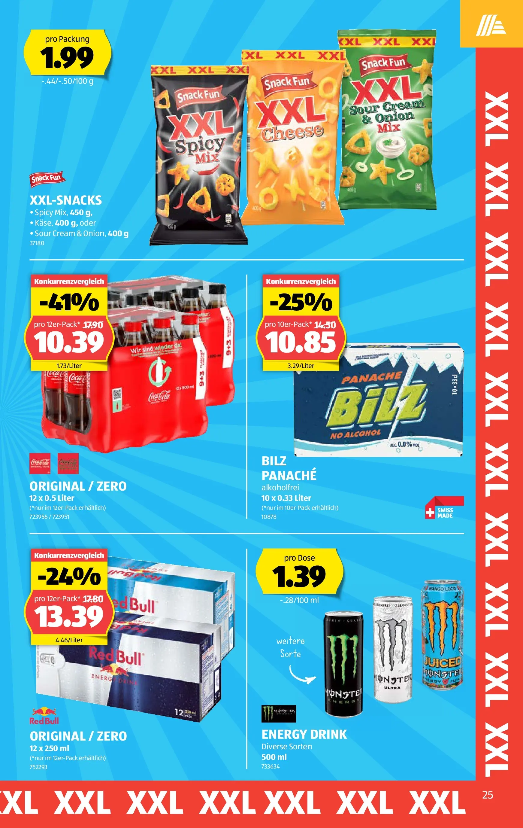 Aldi Aktionen (26.02.2026 - 04.03.2026) - Prospekt | Seite: 25 | Produkte: Red bull, Mango