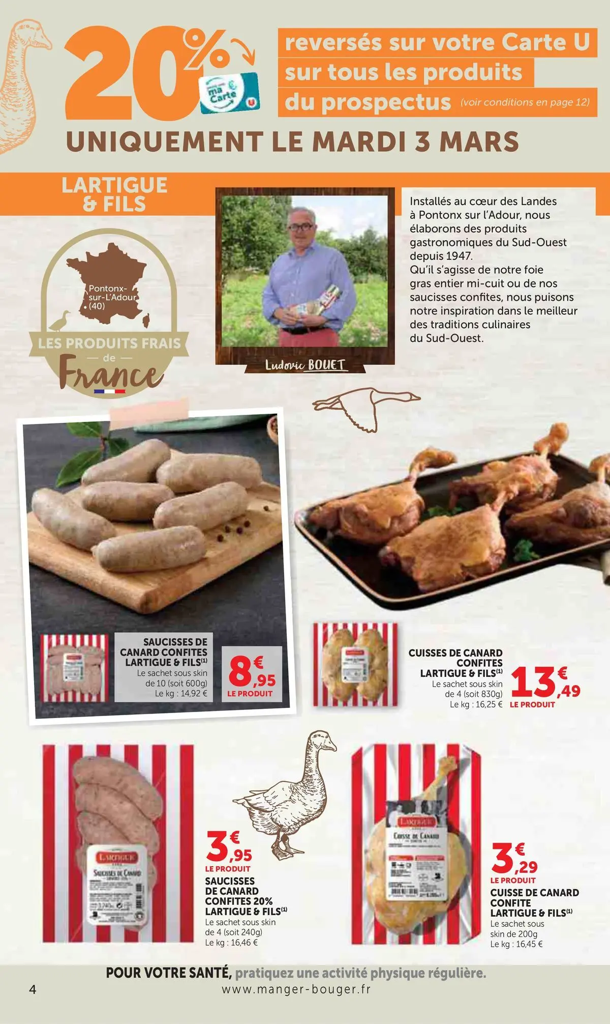 Super U - Catalogue SUPER U à partir du 24/02/2026 - promo en ligne | Page: 4 | Produits: Cuisses de canard