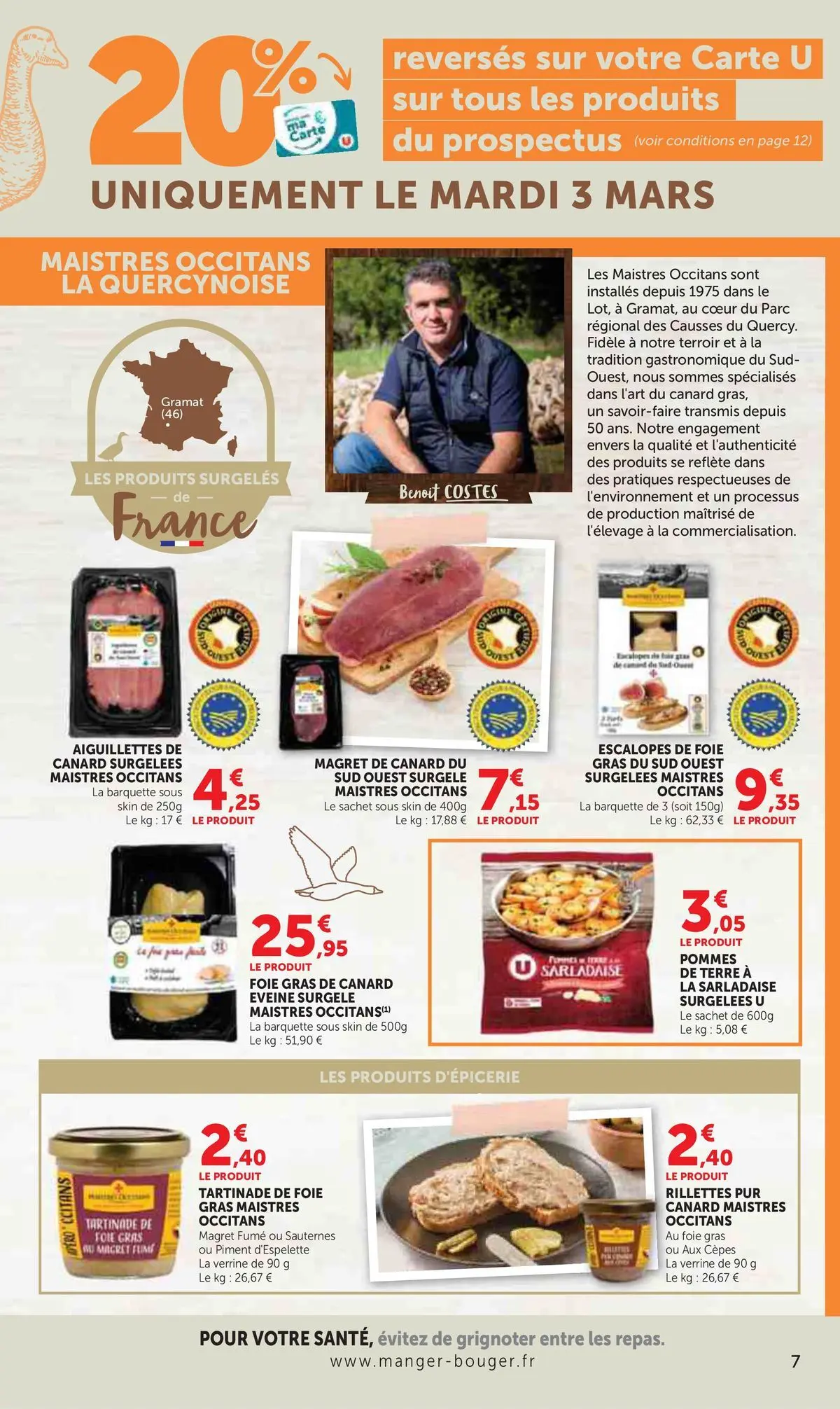 Super U - Catalogue SUPER U à partir du 24/02/2026 - promo en ligne | Page: 7 | Produits: Magret de canard, Foie Gras de Canard, Piment d'espelette, Pommes