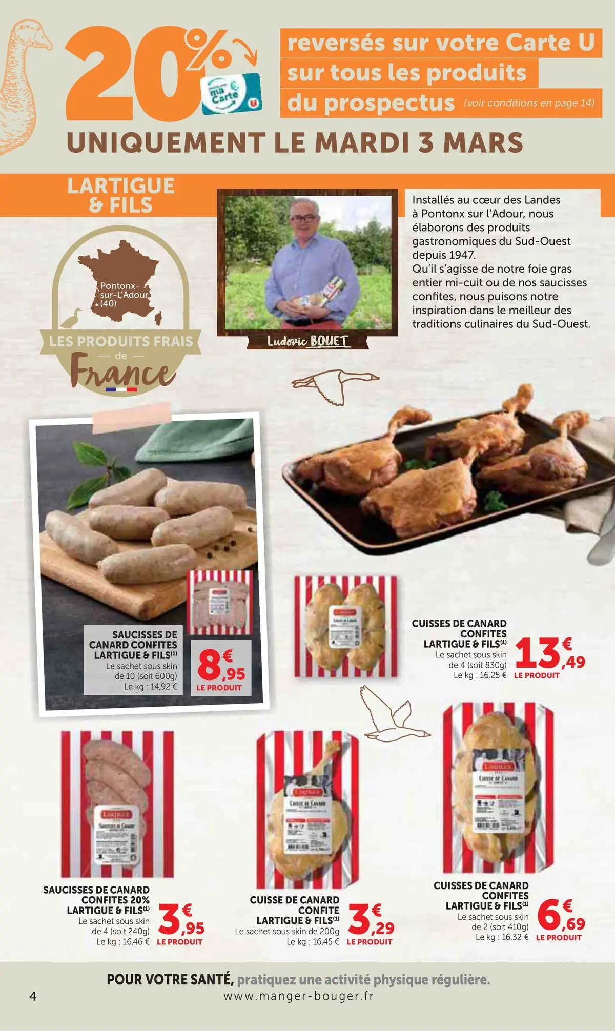 Hyper U - Catalogue HYPER U à partir du 24/02/2026 - promo en ligne | Page: 4 | Produits: Cuisses de canard confites, Cuisses de canard