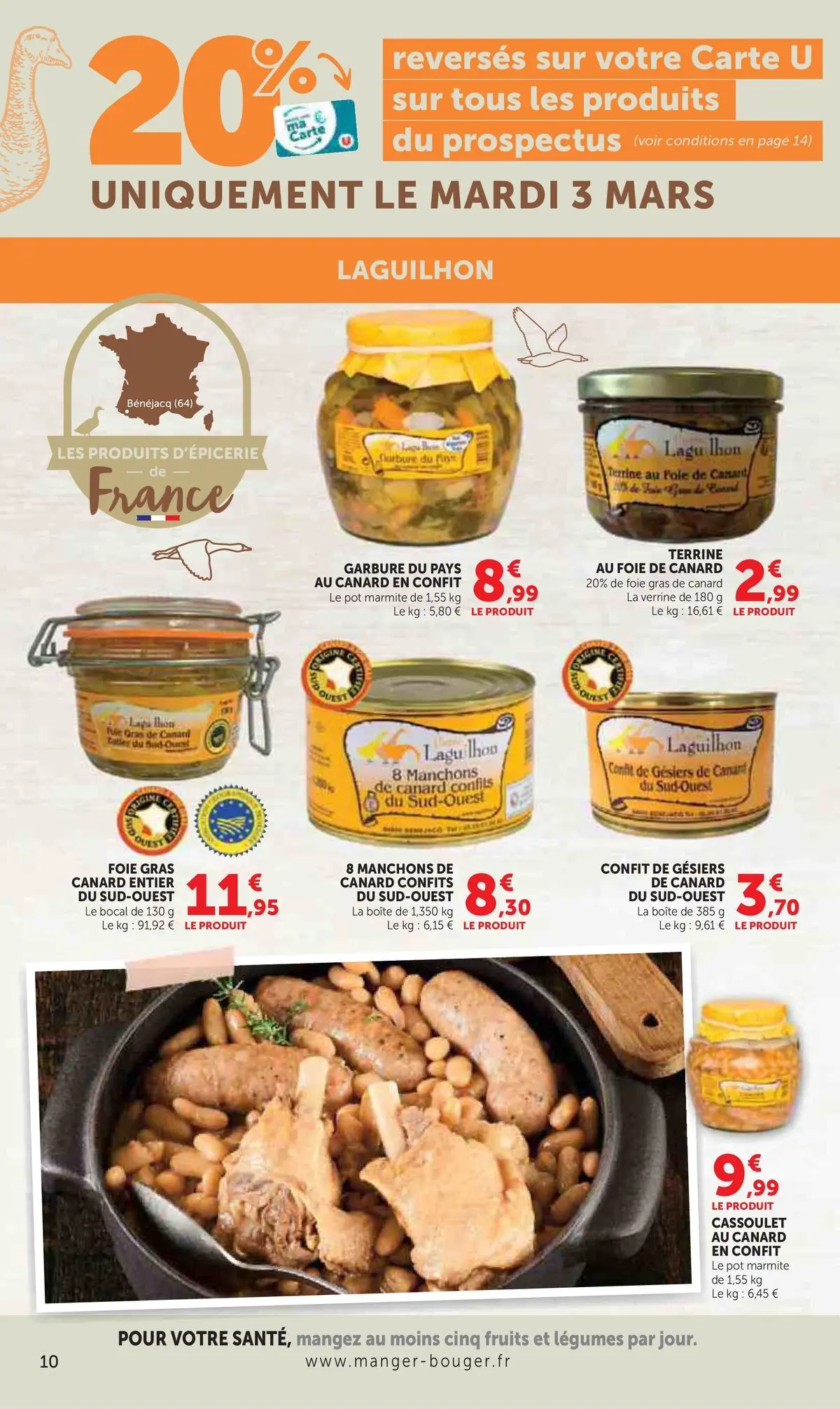 Hyper U - Catalogue HYPER U à partir du 24/02/2026 - promo en ligne | Page: 10 | Produits: Foie Gras de Canard, Thon