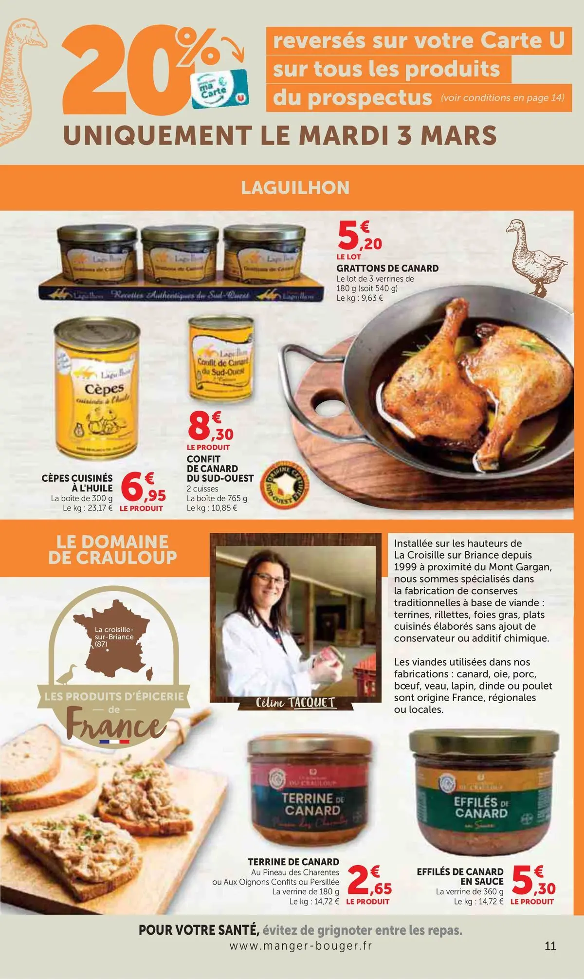 Hyper U - Catalogue HYPER U à partir du 24/02/2026 - promo en ligne | Page: 11 | Produits: Base, Verrines, Viande, Oignons
