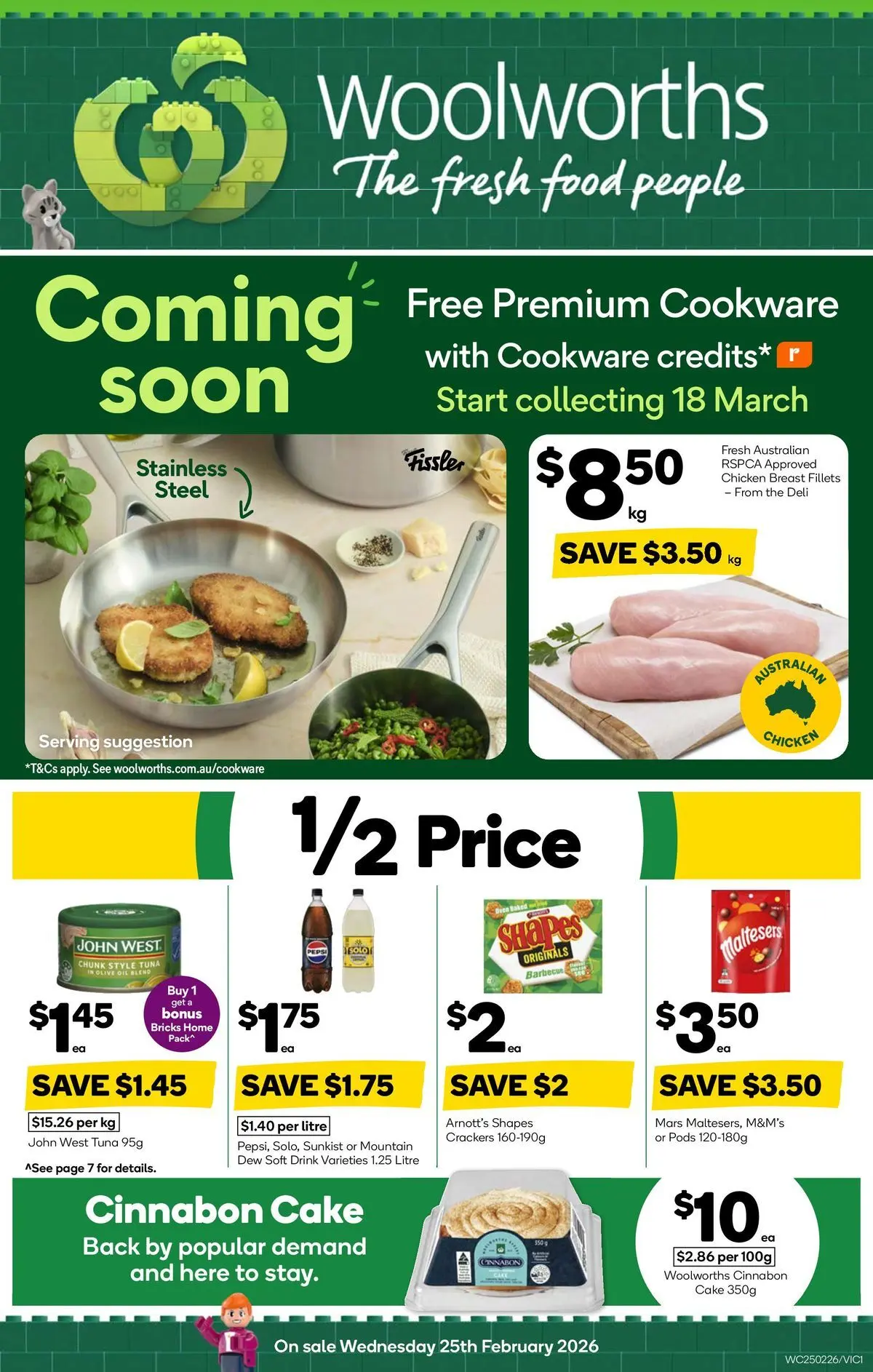 Deals - Weekly Catalogue 25th February - 24/02/2026 > weekly / monthly specials | Page: 1 | Products: Oil, Cookware, Olive oil, Tuna