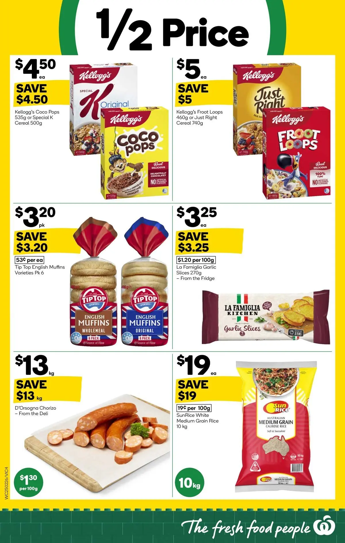Deals - Weekly Catalogue 25th February - 24/02/2026 > weekly / monthly specials | Page: 4 | Products: Rice, Muffins, Cereal, Garlic