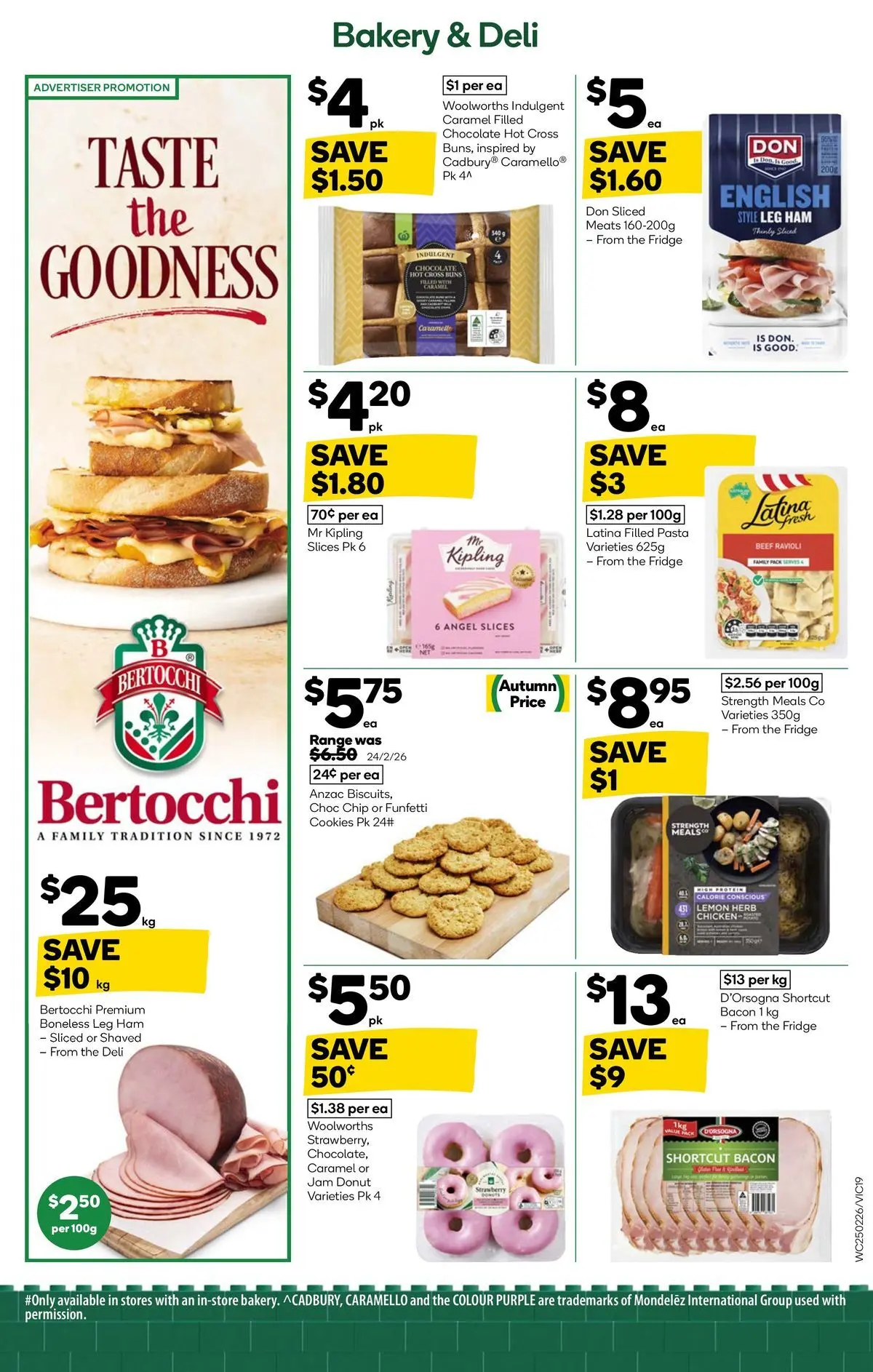 Deals - Weekly Catalogue 25th February - 24/02/2026 > weekly / monthly specials | Page: 17 | Products: Ham, Chicken, Lemon, Bakery
