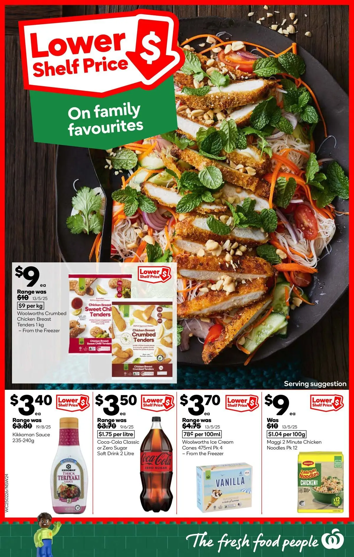 ﻿Woolworths catalogue valid from 24/02/2026 > Online Australia | Page: 22 | Products: Shelf, Coca Cola, Ice cream, Sauce