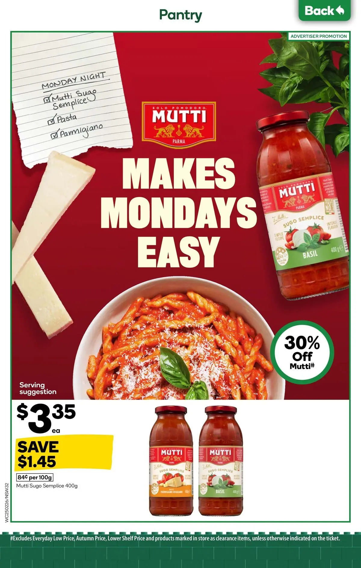 ﻿Woolworths catalogue valid from 24/02/2026 > Online Australia | Page: 30 | Products: Shelf, Pasta