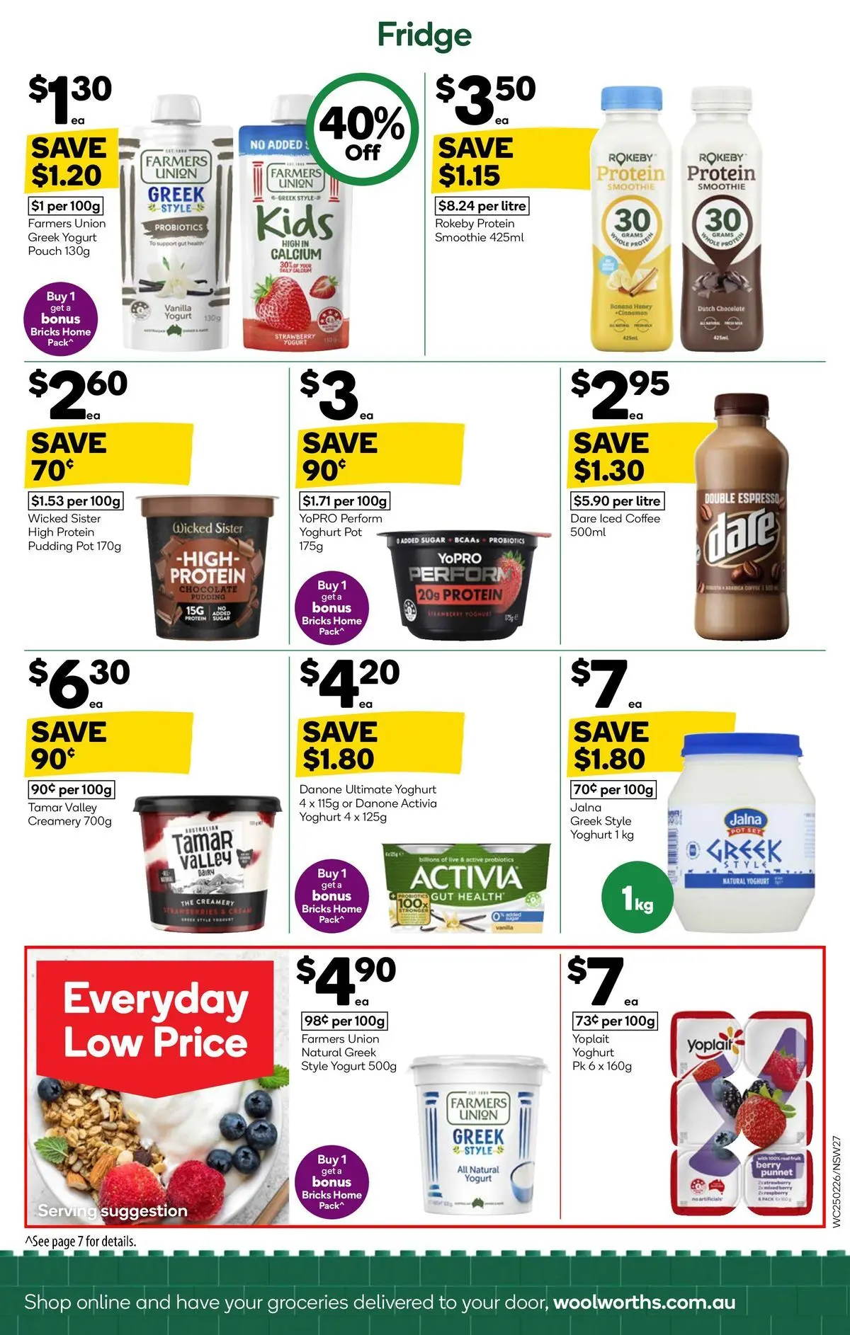 ﻿Woolworths catalogue valid from 24/02/2026 > Online Australia | Page: 35 | Products: Pot, Coffee, Chocolate, Fridge