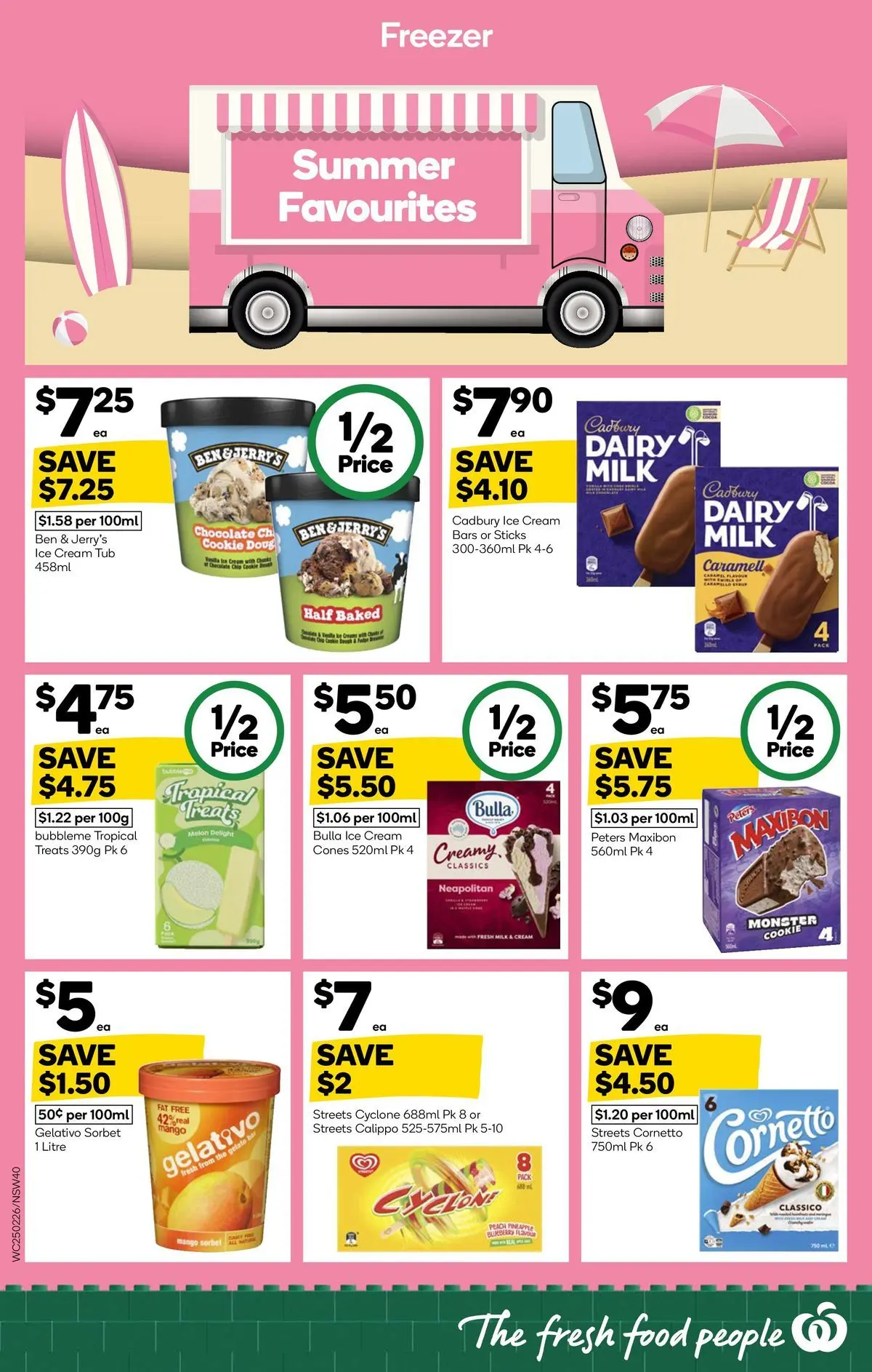 ﻿Woolworths catalogue valid from 24/02/2026 > Online Australia | Page: 38 | Products: Milk, Ice cream, Mango, Freezer