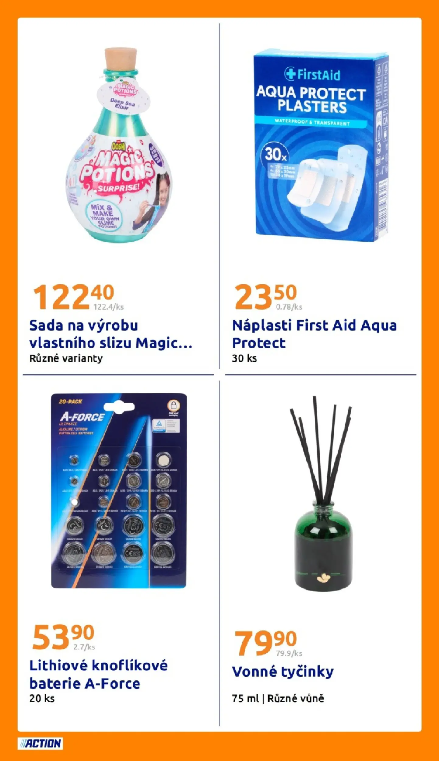 Action leták od 25.02.2026 - Akční leták online | Strana: 25 | Produkty: Tyčinky, Vonné tyčinky, Baterie