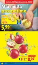 Catalog Lidl p&acirc;nă &icirc;n data de 08.03.2026