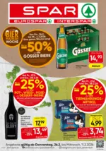 SPAR Supermarkt SPAR: Angebote - bis 11.03.2026