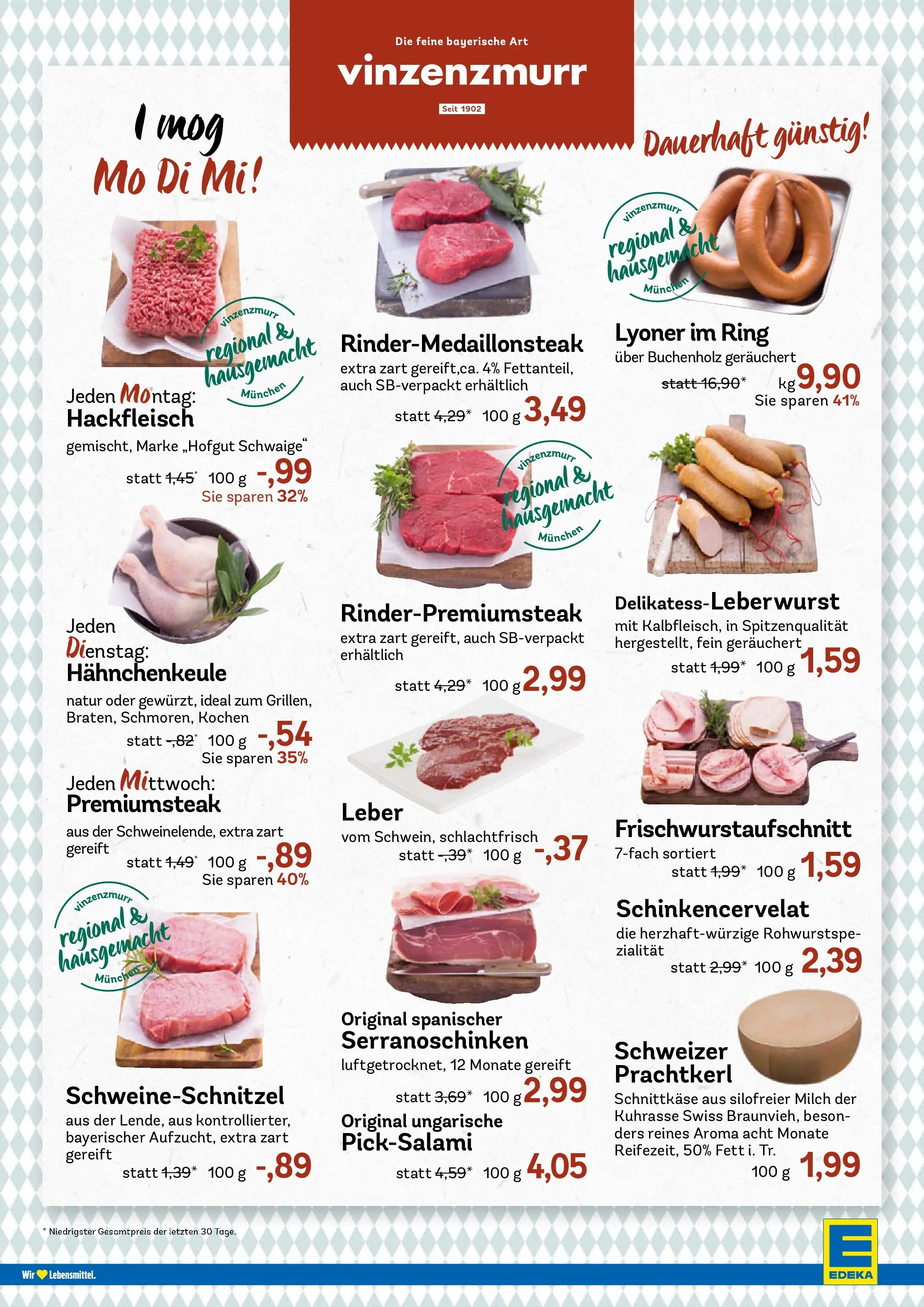 Angebote - E xpress: Wochenangebote (ab 01.03.2026) zum Blättern | Seite: 4 | Produkte: Milch, Hackfleisch