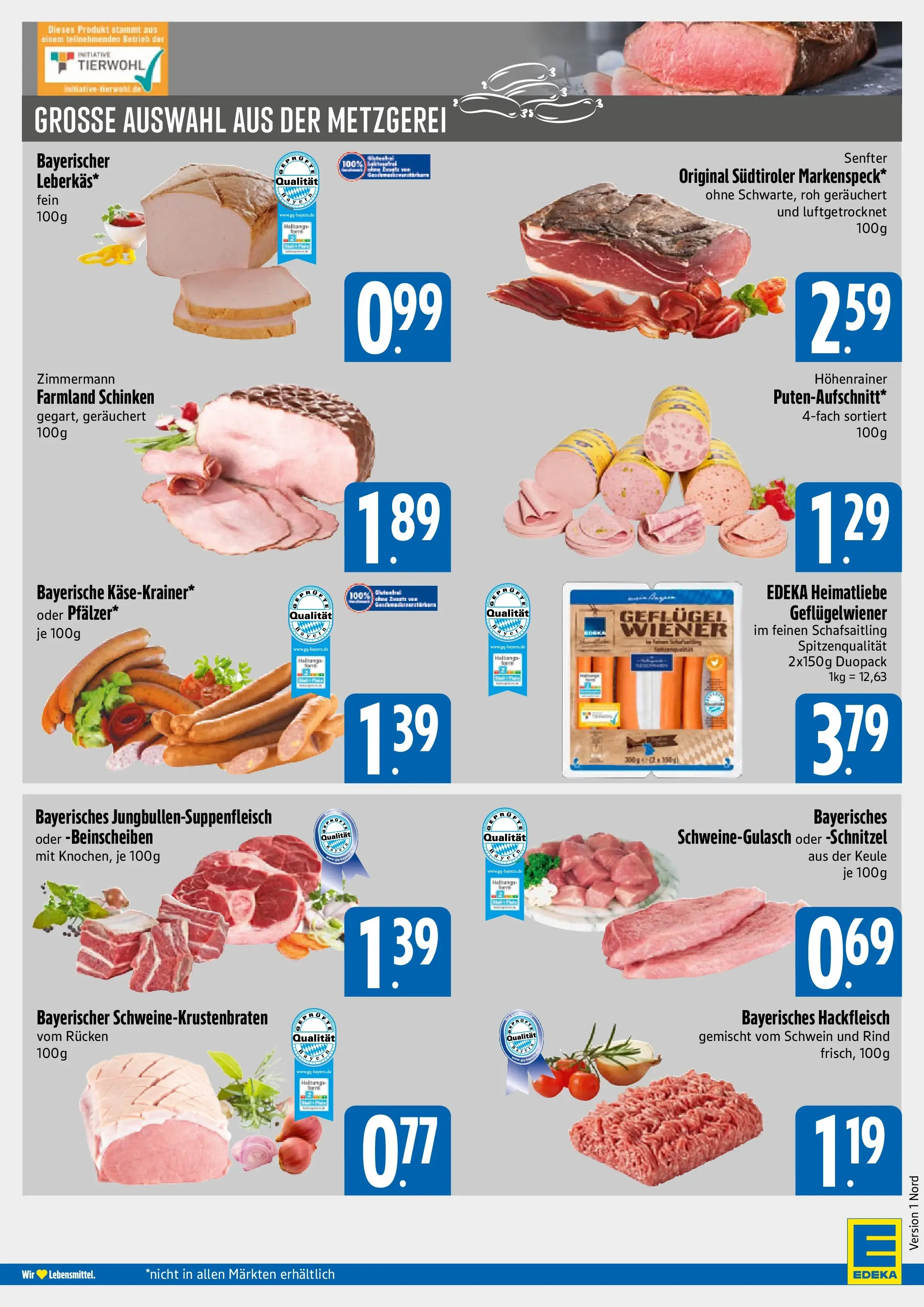 Angebote - E xpress: Wochenangebote (ab 01.03.2026) zum Blättern | Seite: 4 | Produkte: Schweinegulasch, Schnitzel, Schinken, Hackfleisch