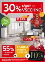 XXXLutz Sleva 30 t&eacute;měř na v&scaron;echno &ndash; do 09.03.2026