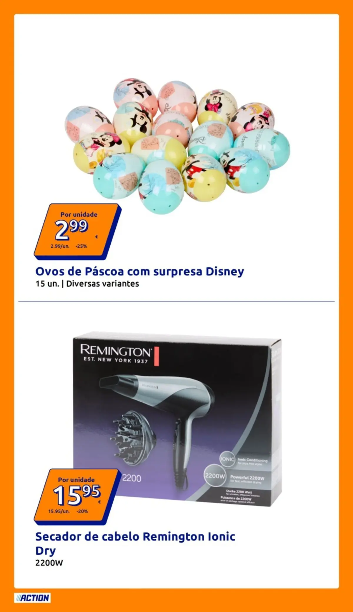 Action - Preços extremamente baixos » de 25/02/2026 - 03/03/2026 | Página: 7 | Produtos: Secador, Secador de cabelo, Ovos