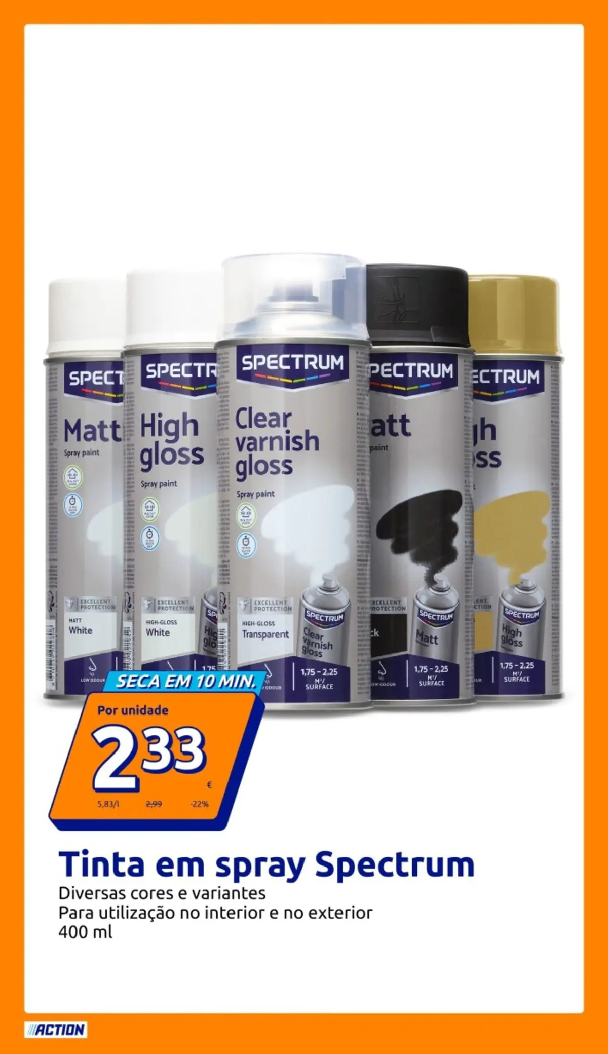 Action - Preços extremamente baixos » de 25/02/2026 - 03/03/2026 | Página: 11 | Produtos: Gloss, Tinta