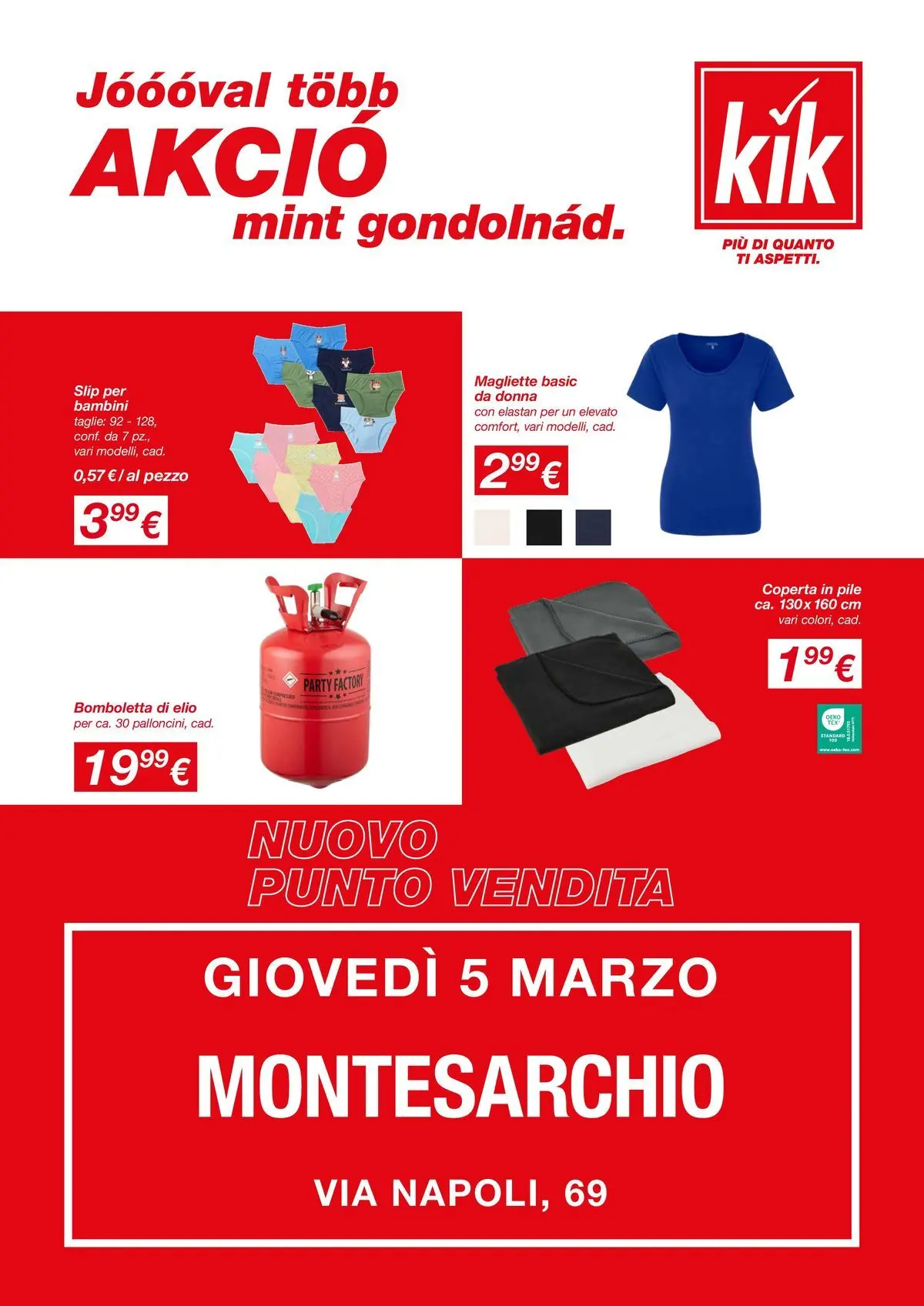 Nuovo KiK - Nuovo punto vendita dal 01/03/2026 > offerte anteprima 🛍️ | Pagina: 1