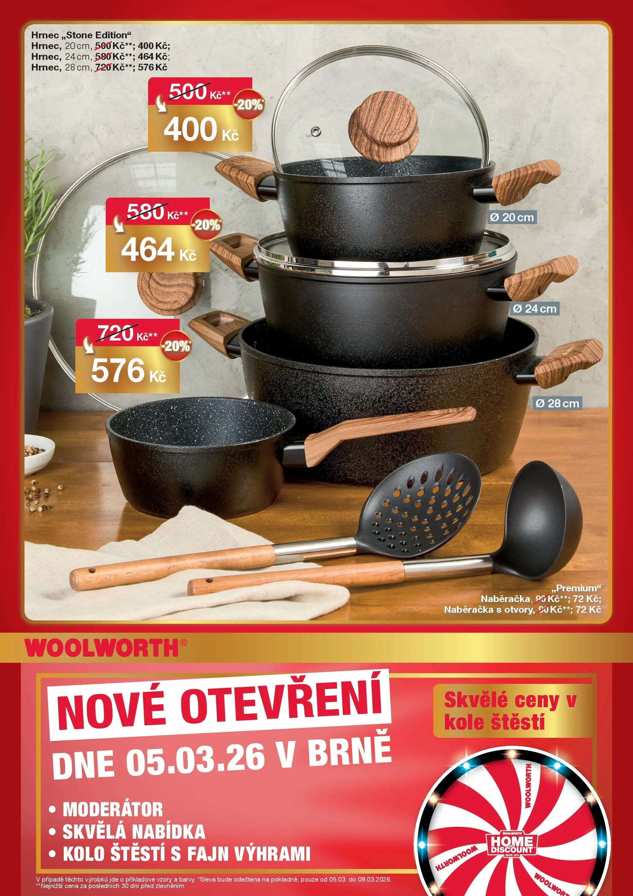 Woolworth leták - Brno od 05.03.2026 - akční nabídka | Strana: 7 | Produkty: Naběračka, Kolo, Hrnec