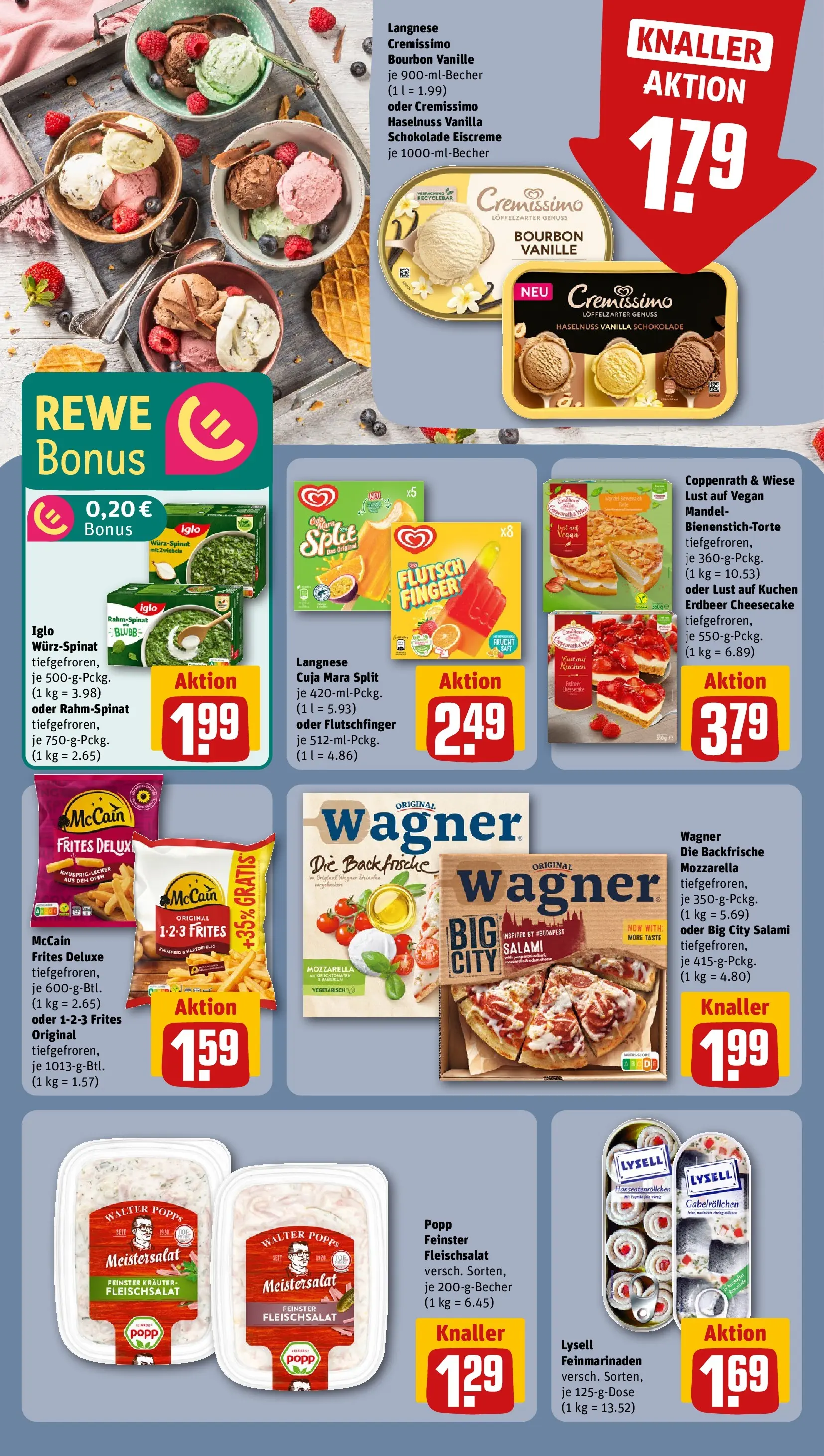 REWE Prospekt ab 01.03.2026 zum Blättern » Angebote | Seite: 16 | Produkte: Ofen, Langnese, Schokolade, Eiscreme