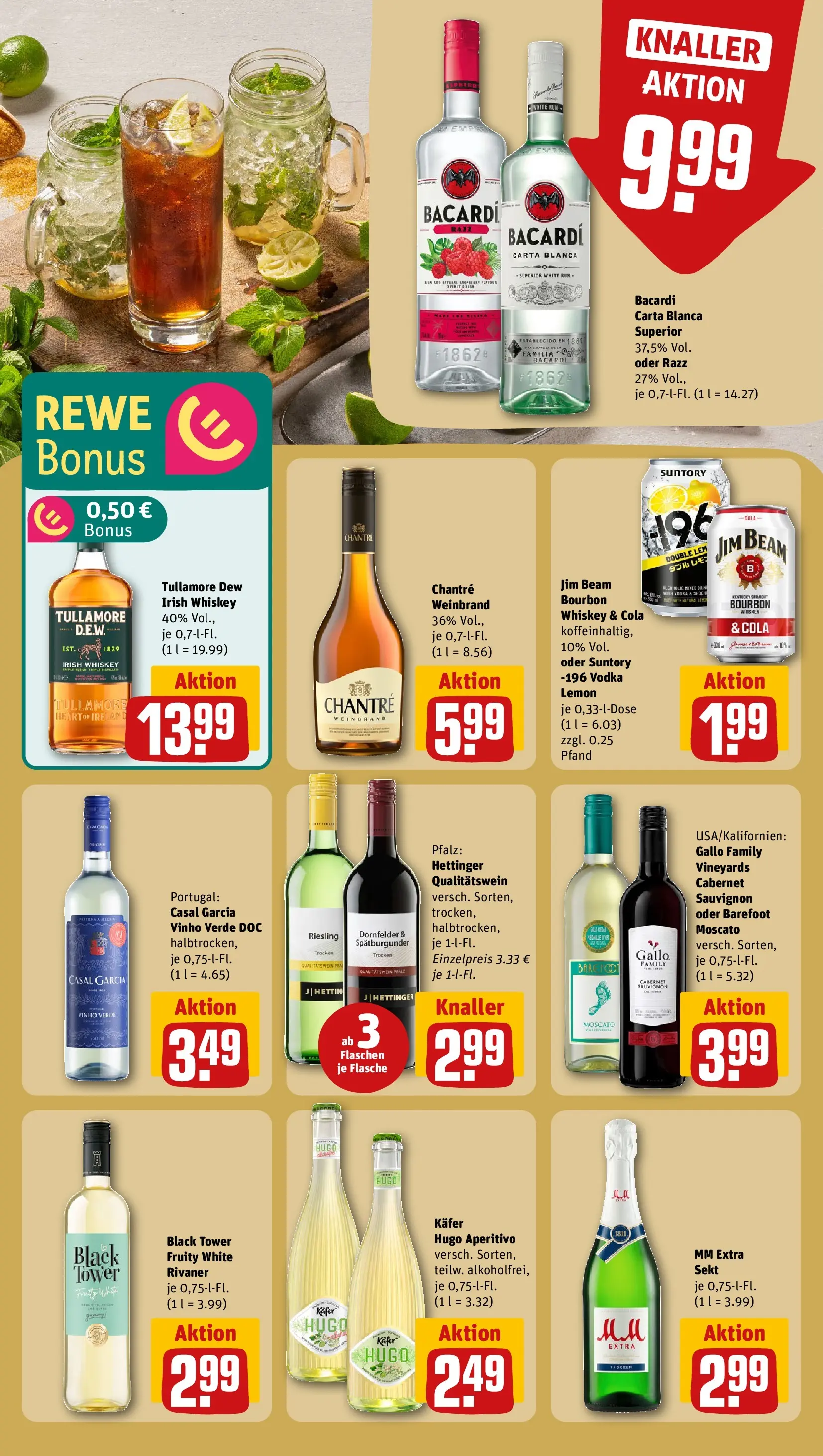 REWE Prospekt ab 01.03.2026 zum Blättern » Angebote | Seite: 23 | Produkte: Jim beam, Chantré, Bourbon, Whiskey
