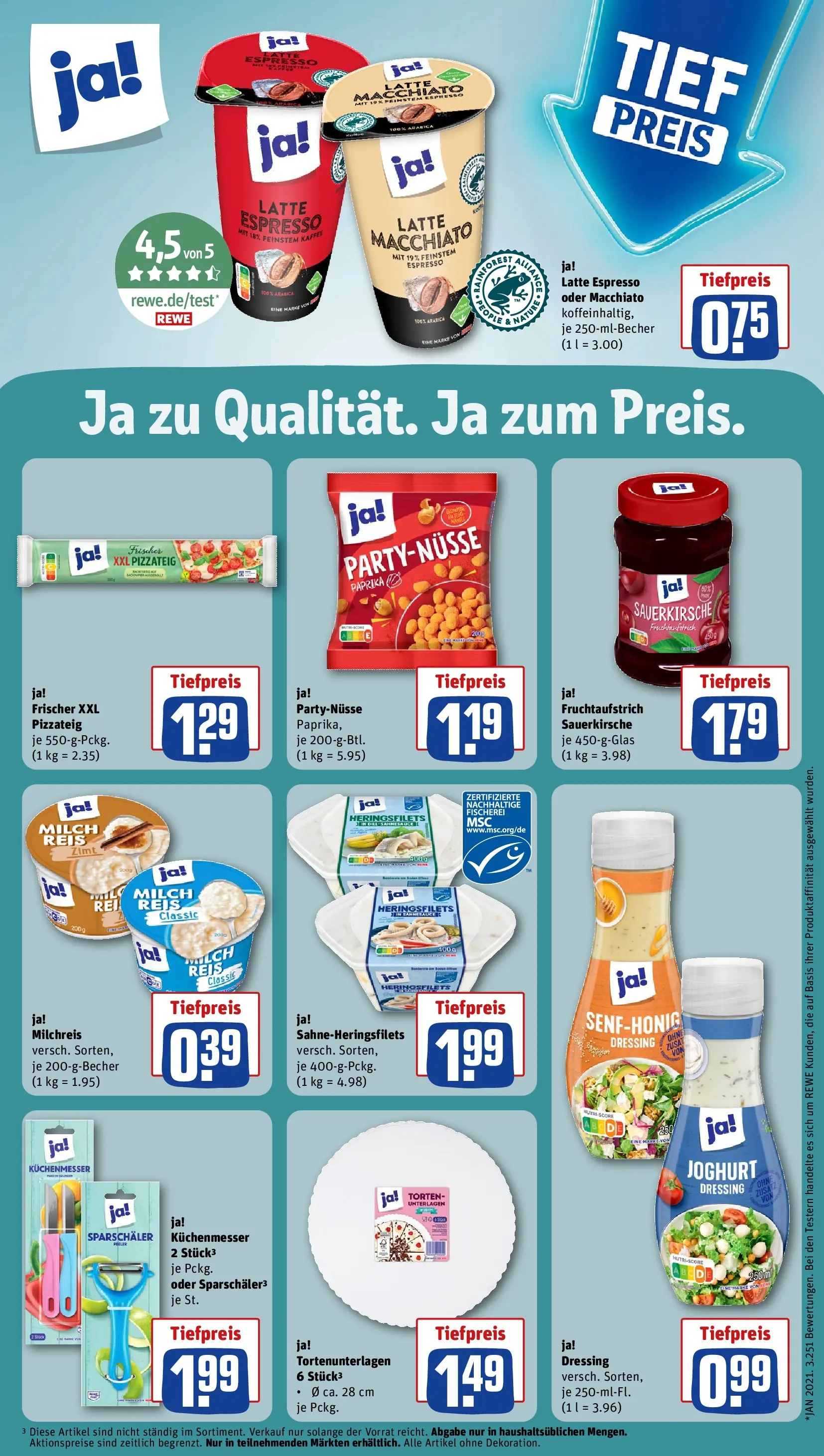 REWE Prospekt ab 01.03.2026 zum Blättern » Angebote | Seite: 17 | Produkte: Milch, Kaffee, Paprika, Dill