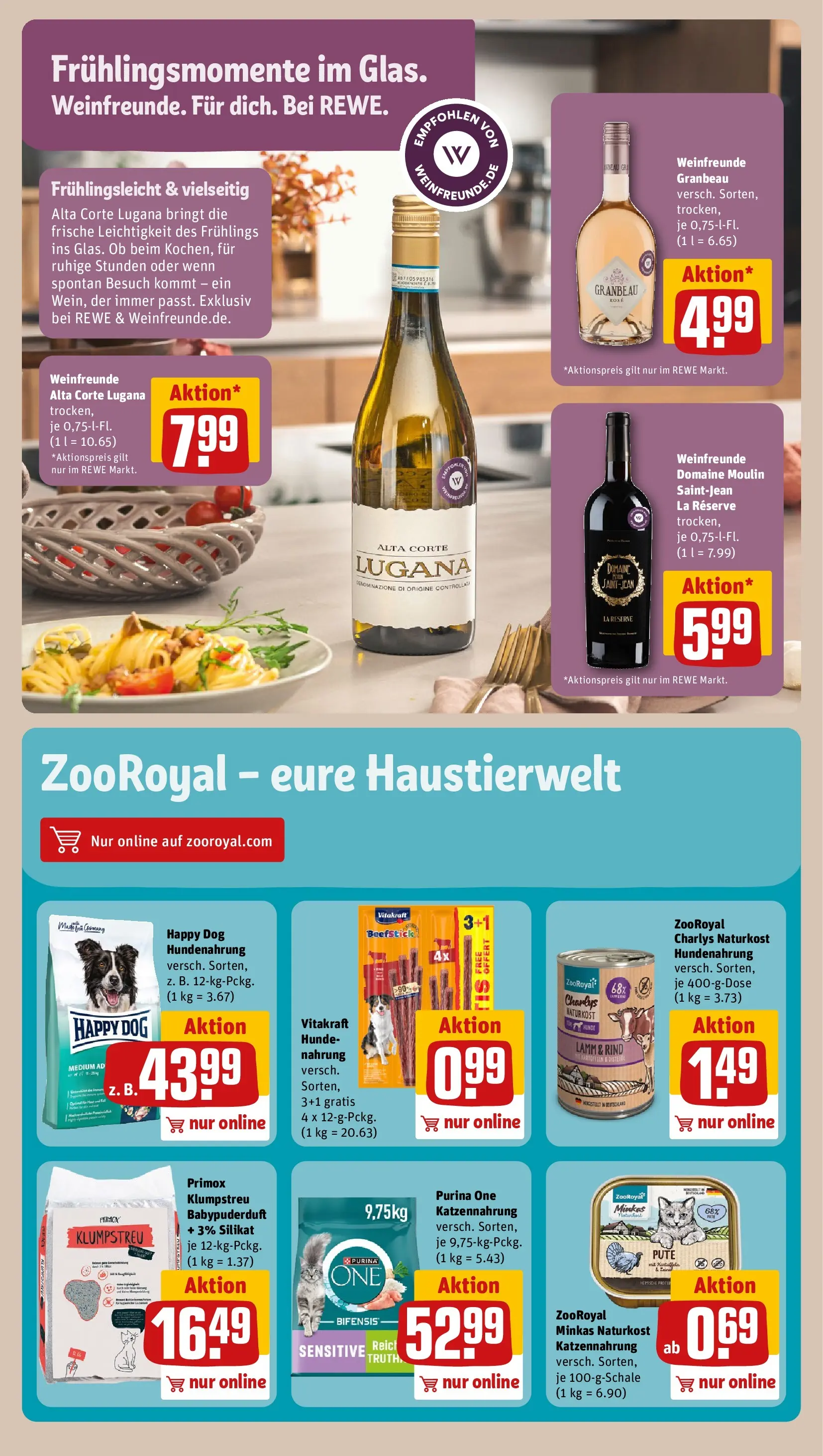 REWE Prospekt ab 01.03.2026 zum Blättern » Angebote | Seite: 27 | Produkte: Purina one, Pute