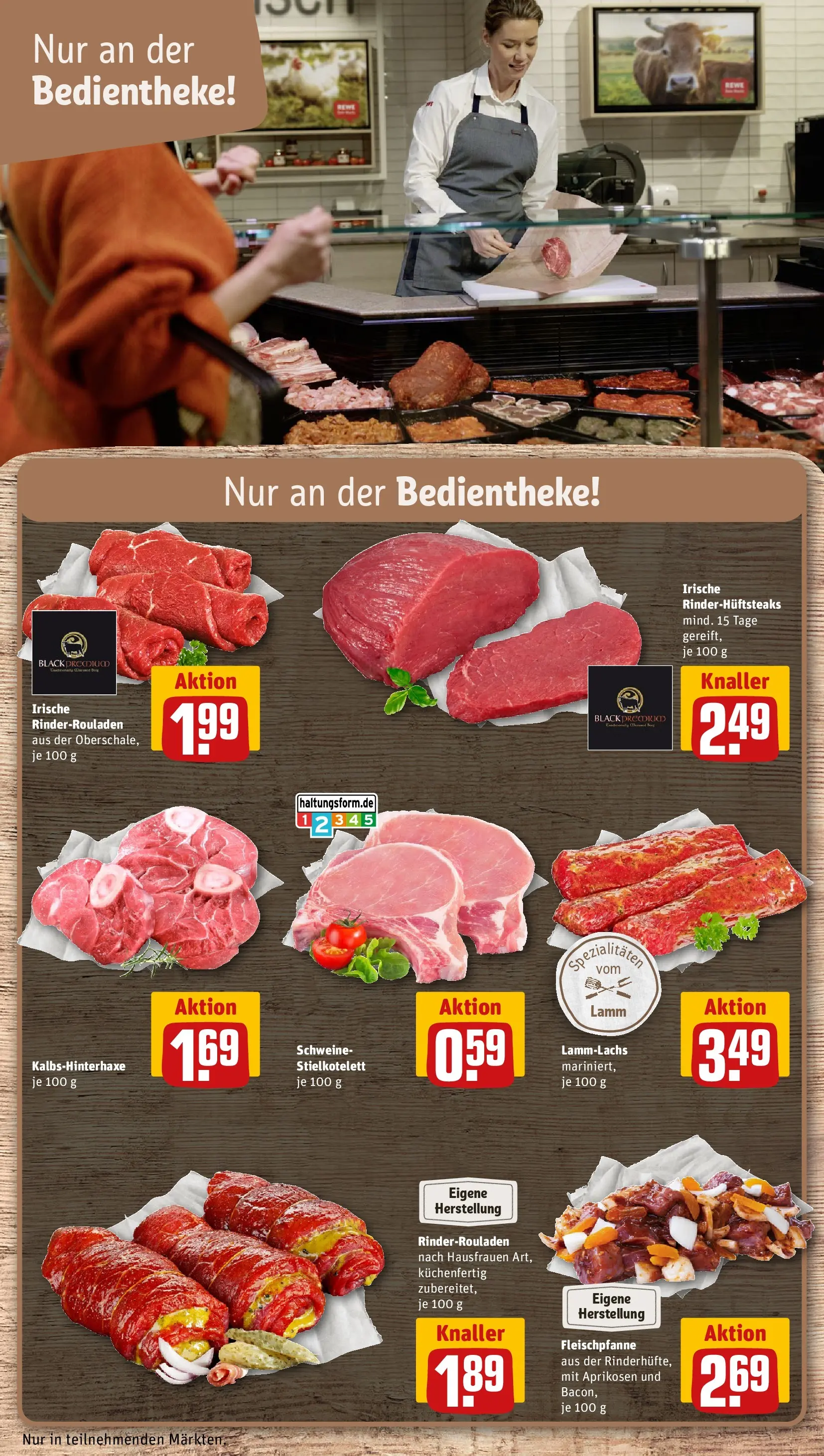 REWE Prospekt ab 01.03.2026 zum Blättern » Angebote | Seite: 10 | Produkte: Rinderrouladen