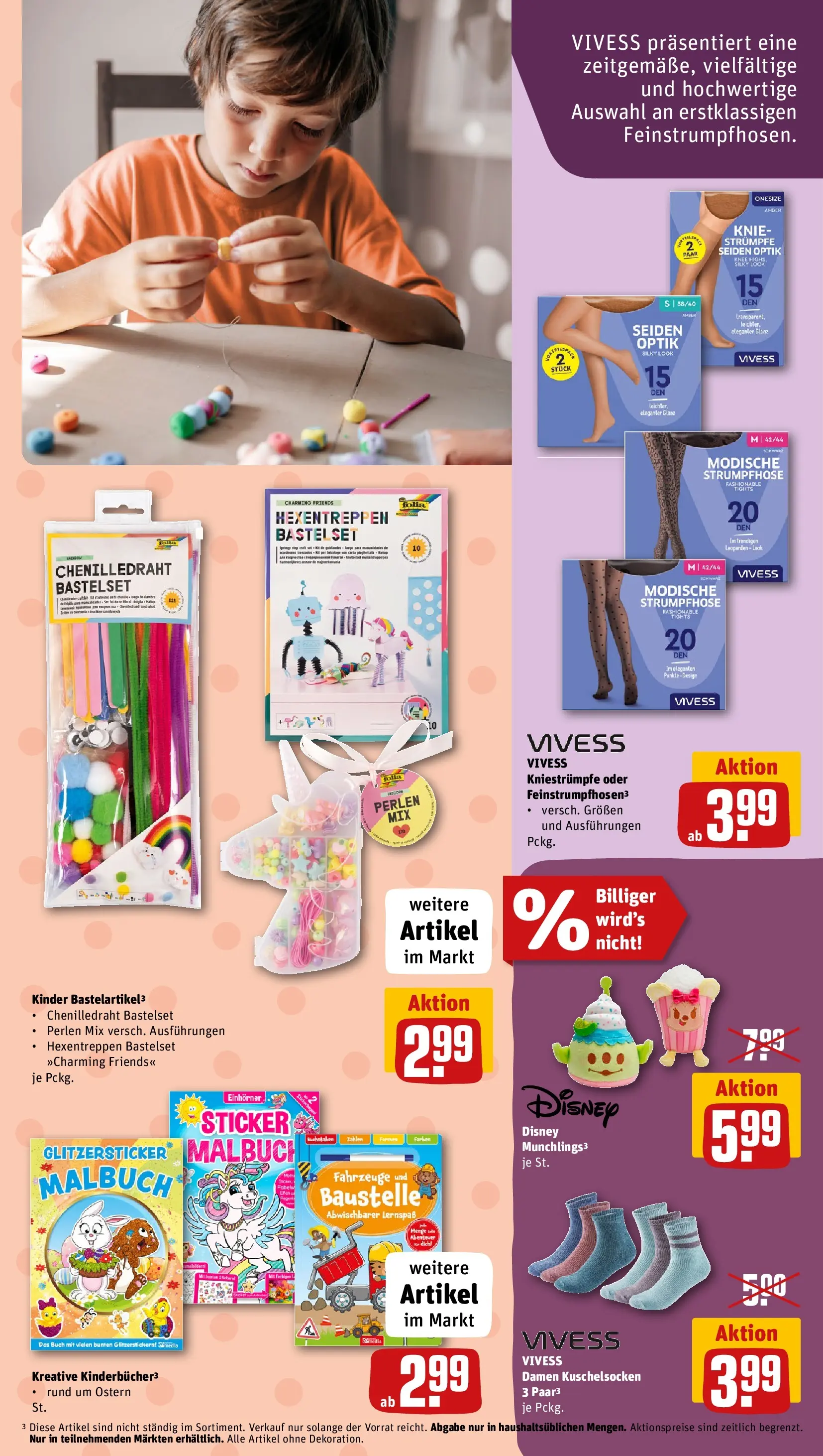 REWE Prospekt ab 01.03.2026 zum Blättern » Angebote | Seite: 31 | Produkte: Strümpfe, Kniestrümpfe, Strumpfhose