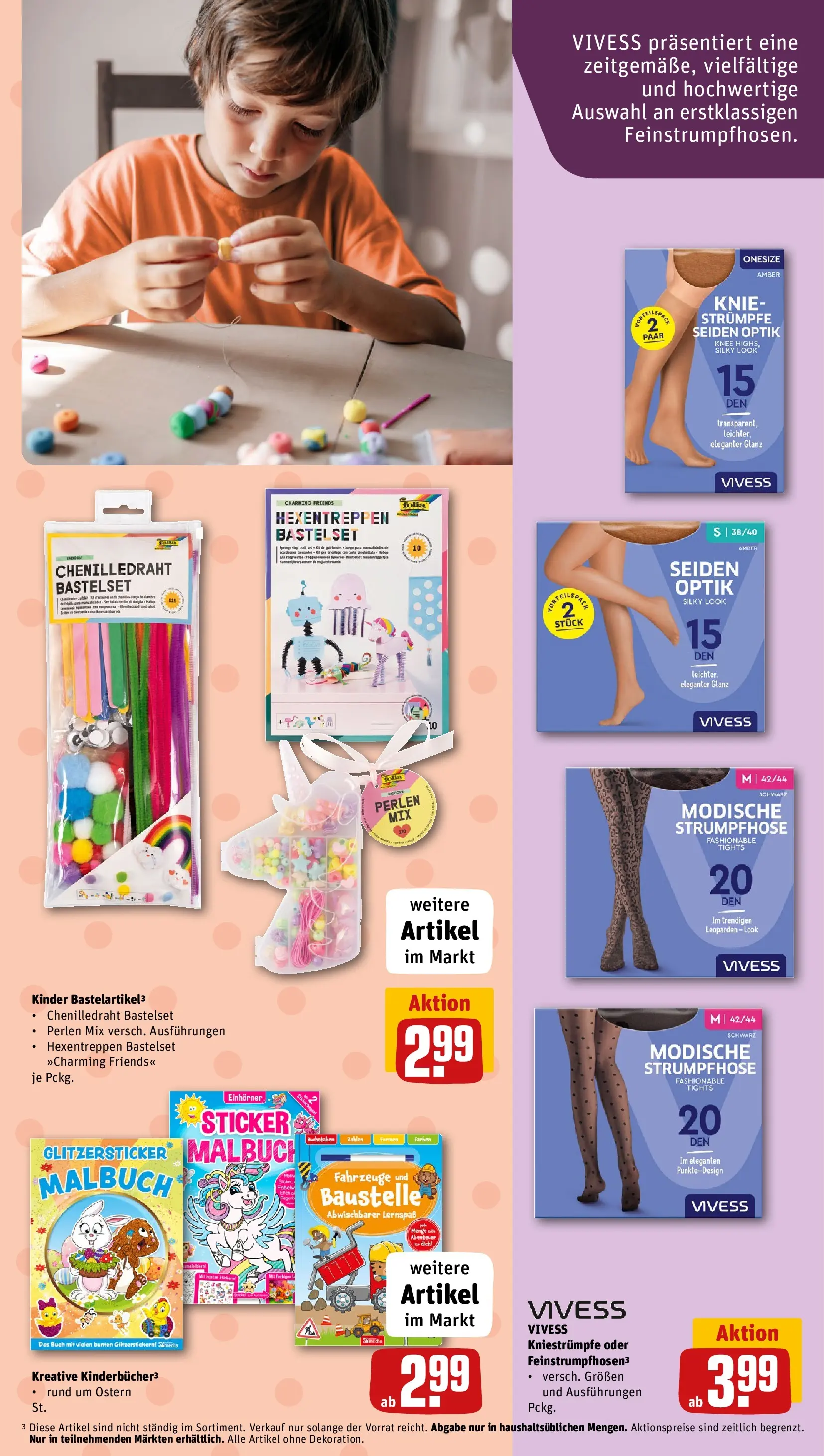 REWE Prospekt ab 01.03.2026 zum Blättern » Angebote | Seite: 29 | Produkte: Strümpfe, Kniestrümpfe, Strumpfhose