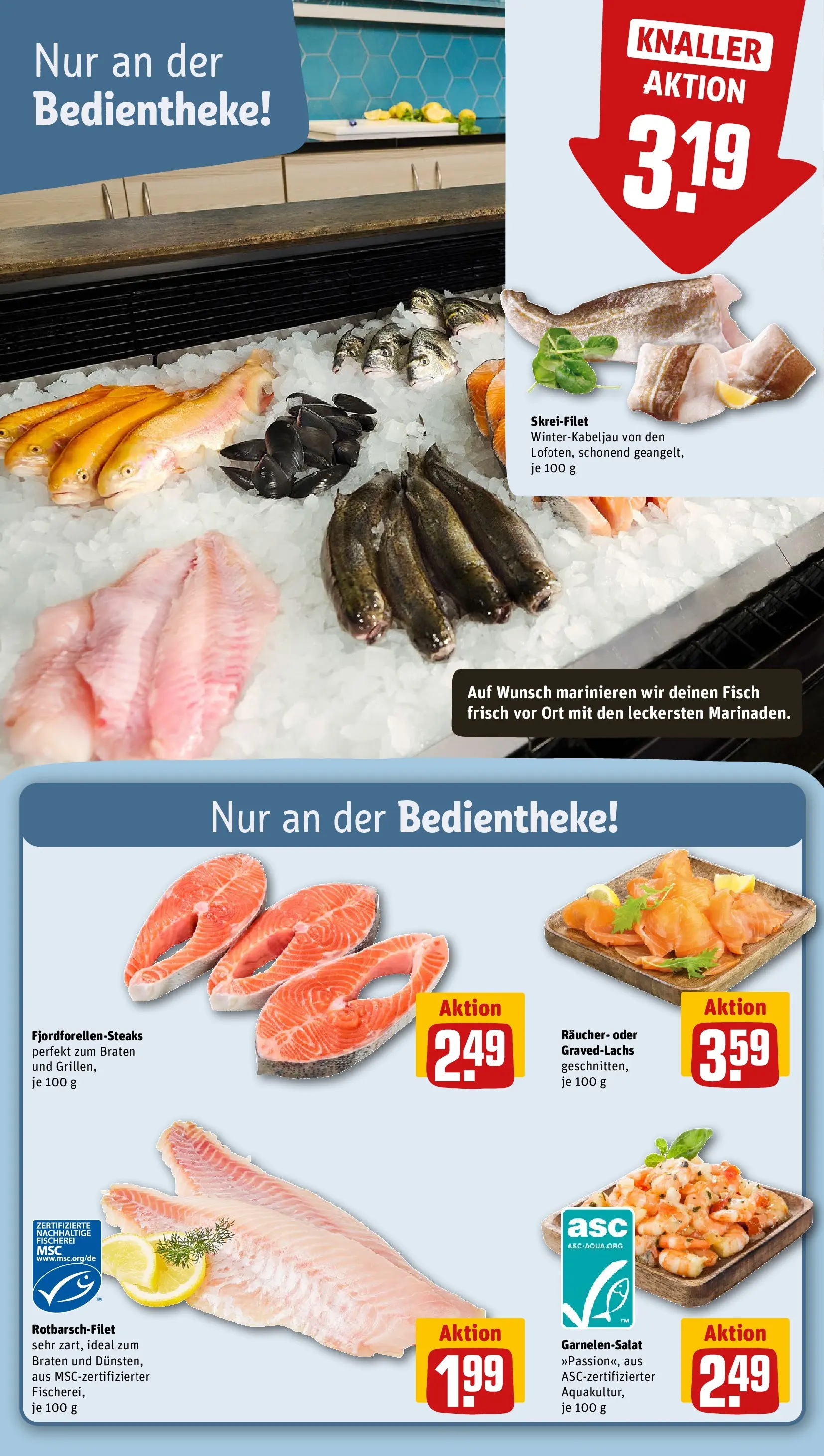 REWE Prospekt ab 02.03.2026 zum Blättern » Angebote | Seite: 33 | Produkte: Fisch, Steak