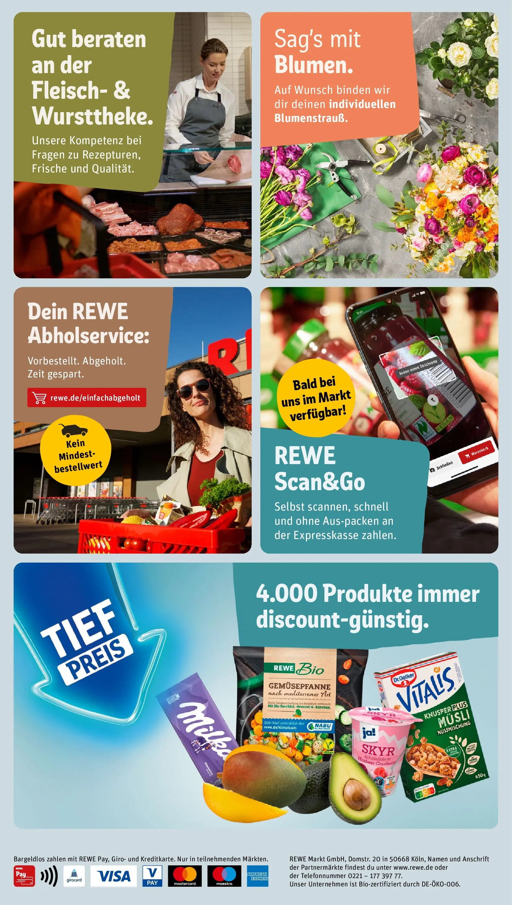 REWE Prospekt ab 01.03.2026 zum Blättern » Angebote | Seite: 4 | Produkte: Milch, Haltbare milch, Haferdrink, Alpro