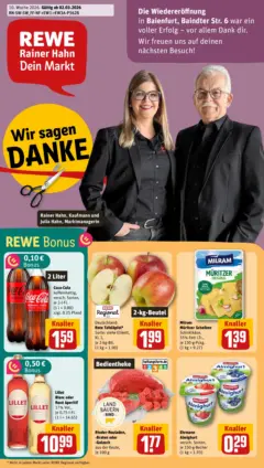 Rewe Prospekt Baienfurt ab 01.03.2026 gültig Rewe Prospekt Baienfurt ab 01.03.2026 gültig