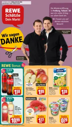 Rewe Prospekt Freiburg ab 01.03.2026 gültig Rewe Prospekt Freiburg ab 01.03.2026 gültig