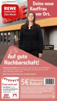 Rewe Prospekt Schwalbach ab 02.03.2026 gültig Rewe Prospekt Schwalbach ab 02.03.2026 gültig