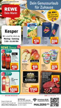 Rewe Prospekt Witten ab 02.03.2026 gültig Rewe Prospekt Witten ab 02.03.2026 gültig