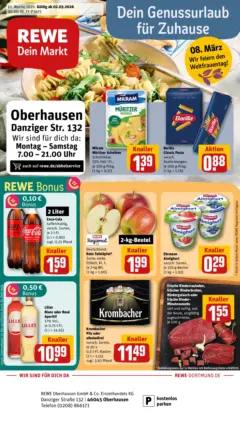 Rewe Prospekt Oberhausen	 ab 02.03.2026 gültig